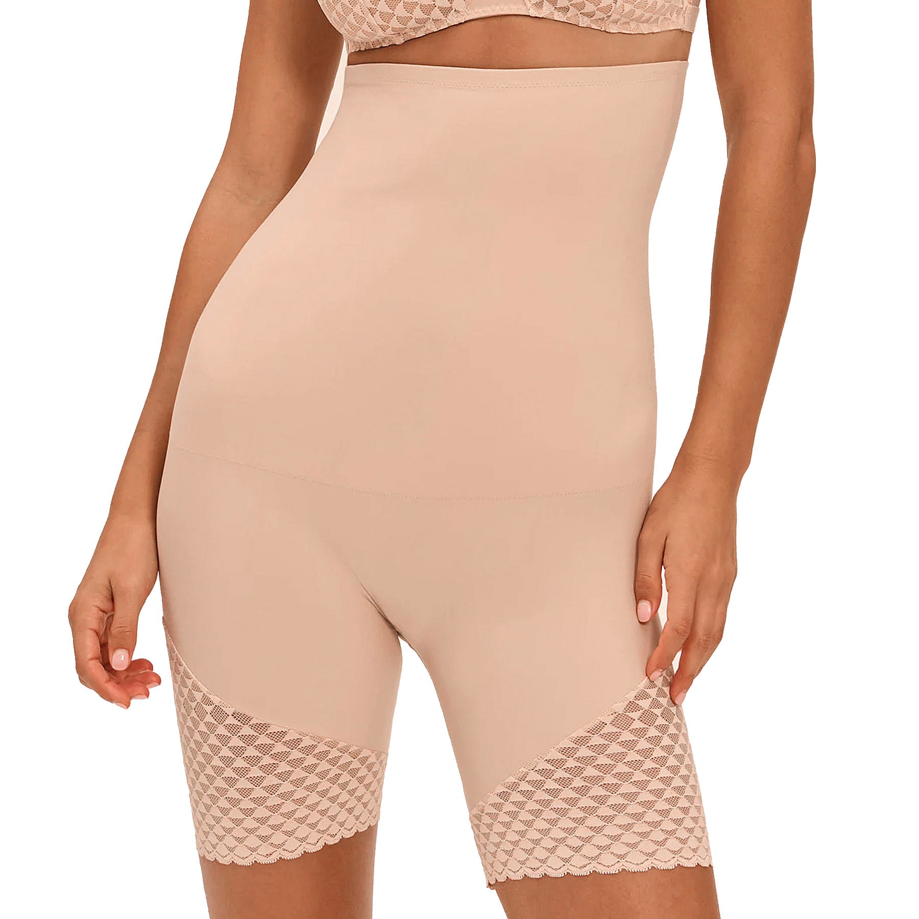 Simone Perele Subtile High Waist Shaper 19Y671 Peau Rose Front