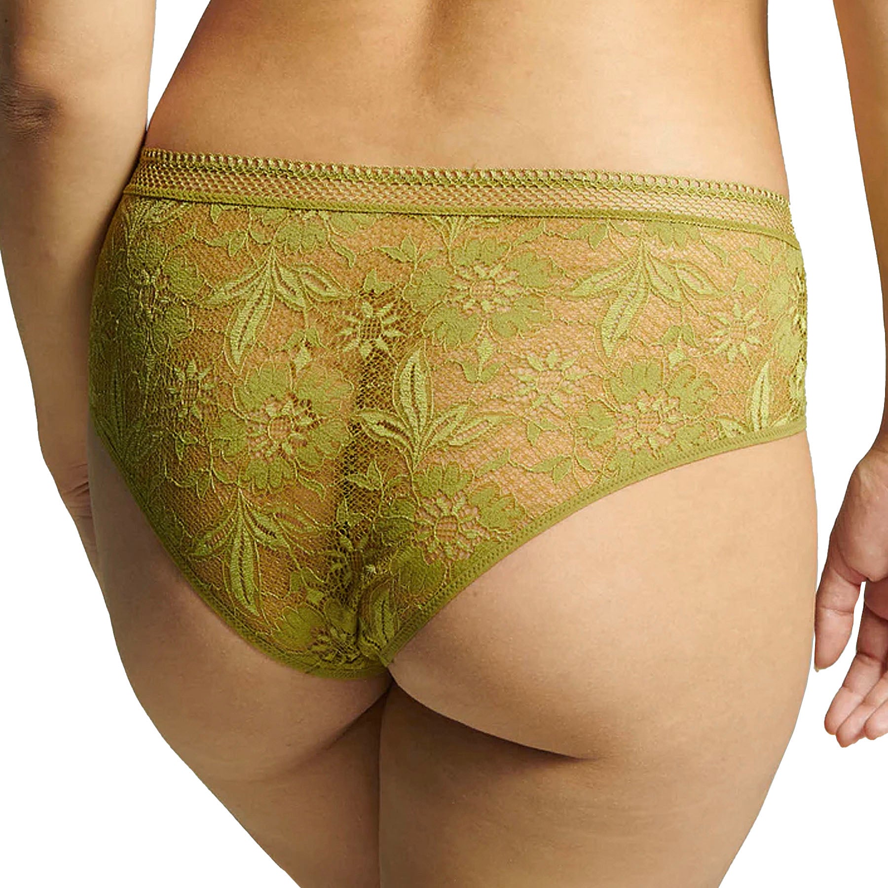 Simone Perele Vertige Boyshort 14Z630 Mangrove Green Back
