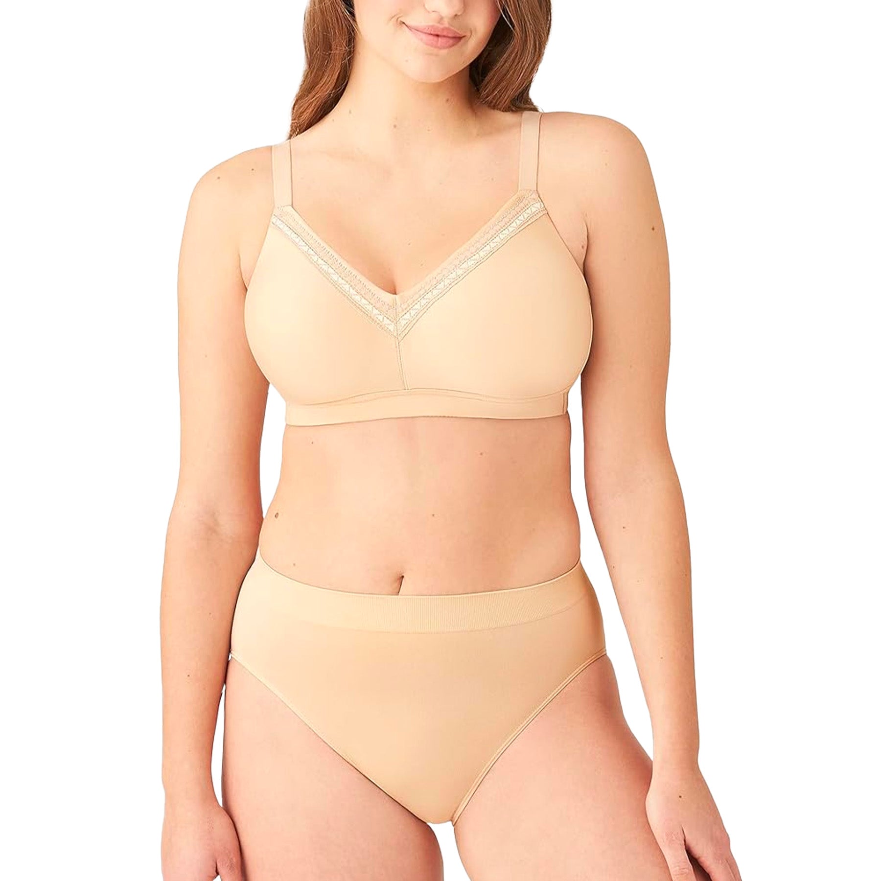 Wacoal Perfect Primer Wirefree Bra 852313 Sand Set
