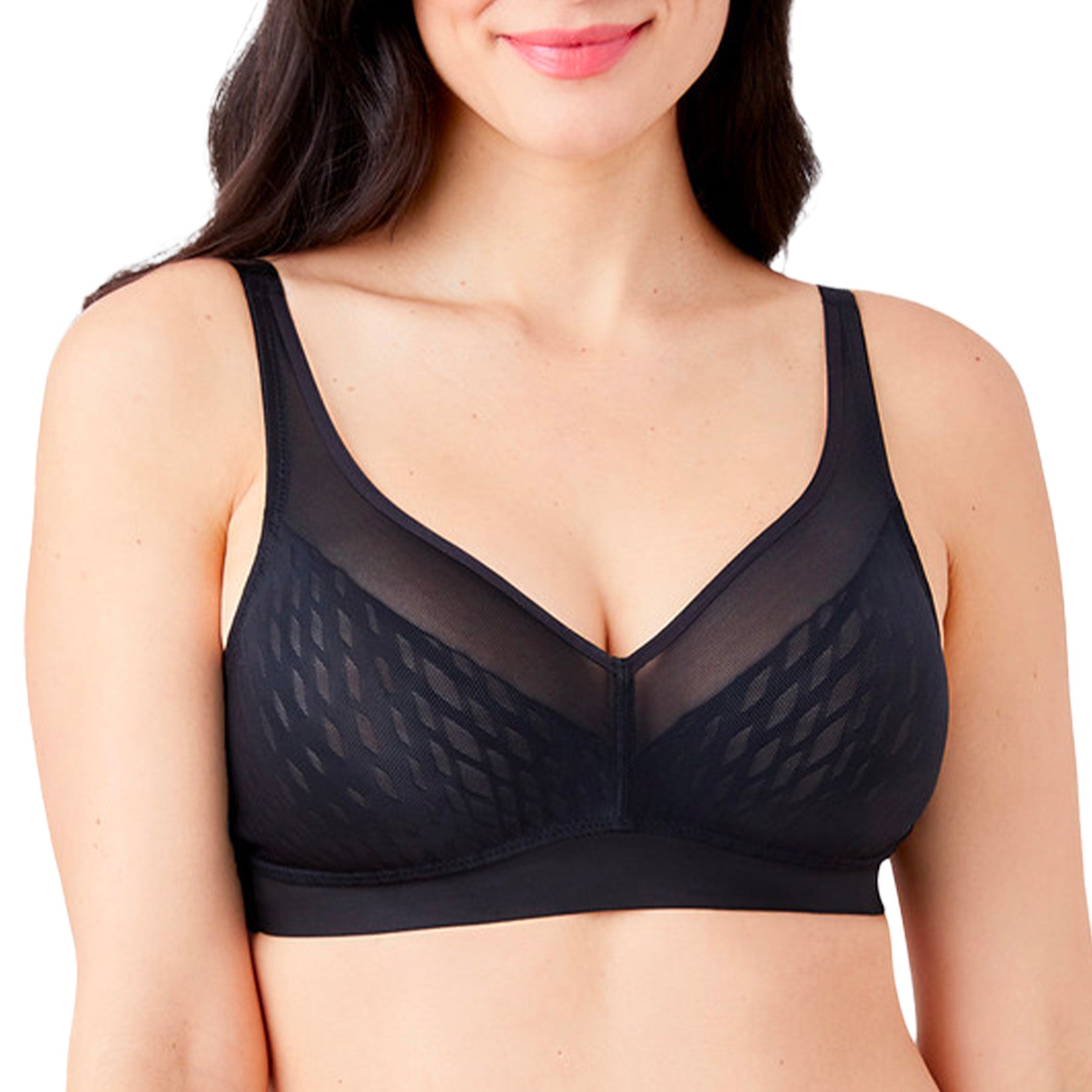 Wacoal Elevated Allure Wirefree Bra 852336 Black