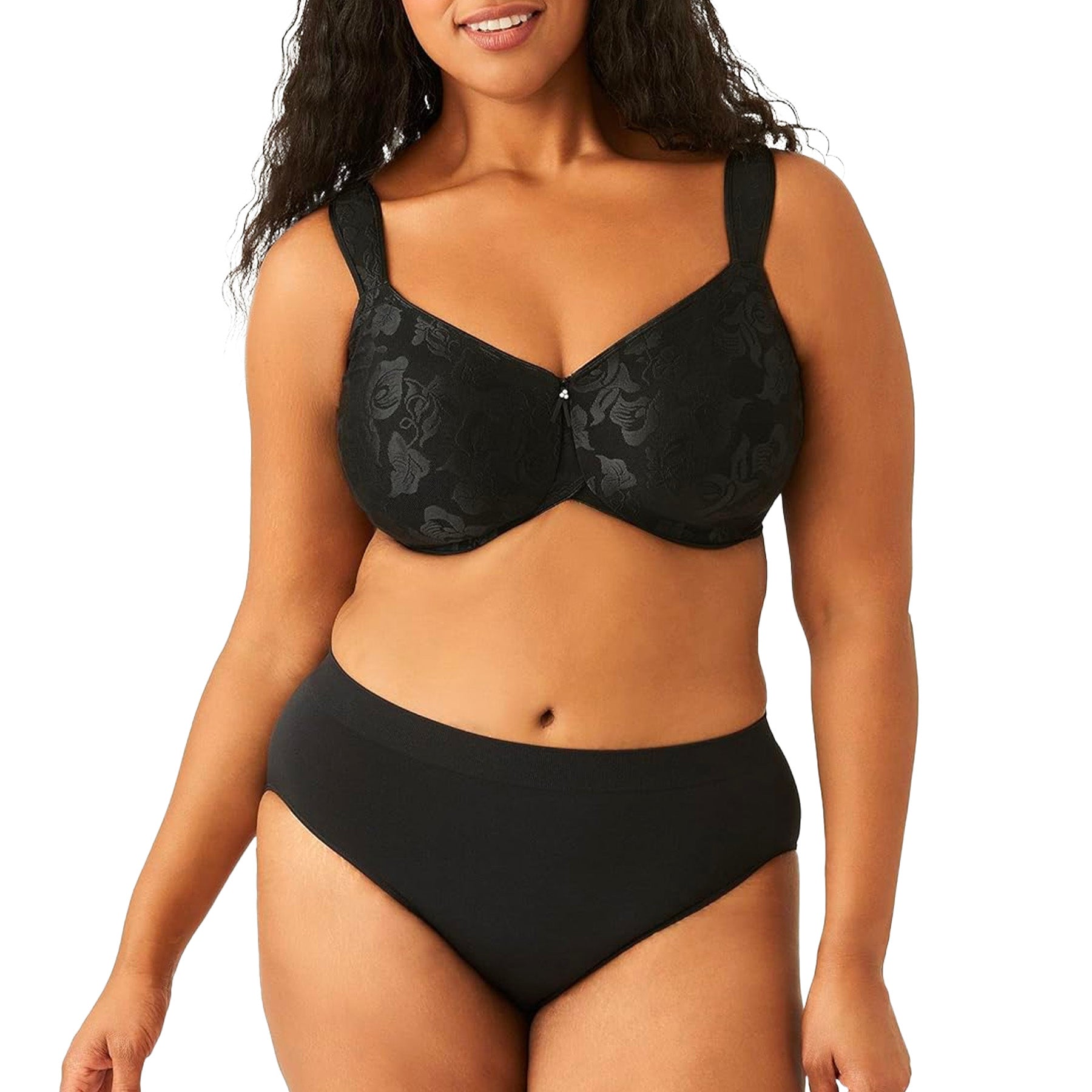 Wacoal Awareness Underwire Bra 85567 Black Set