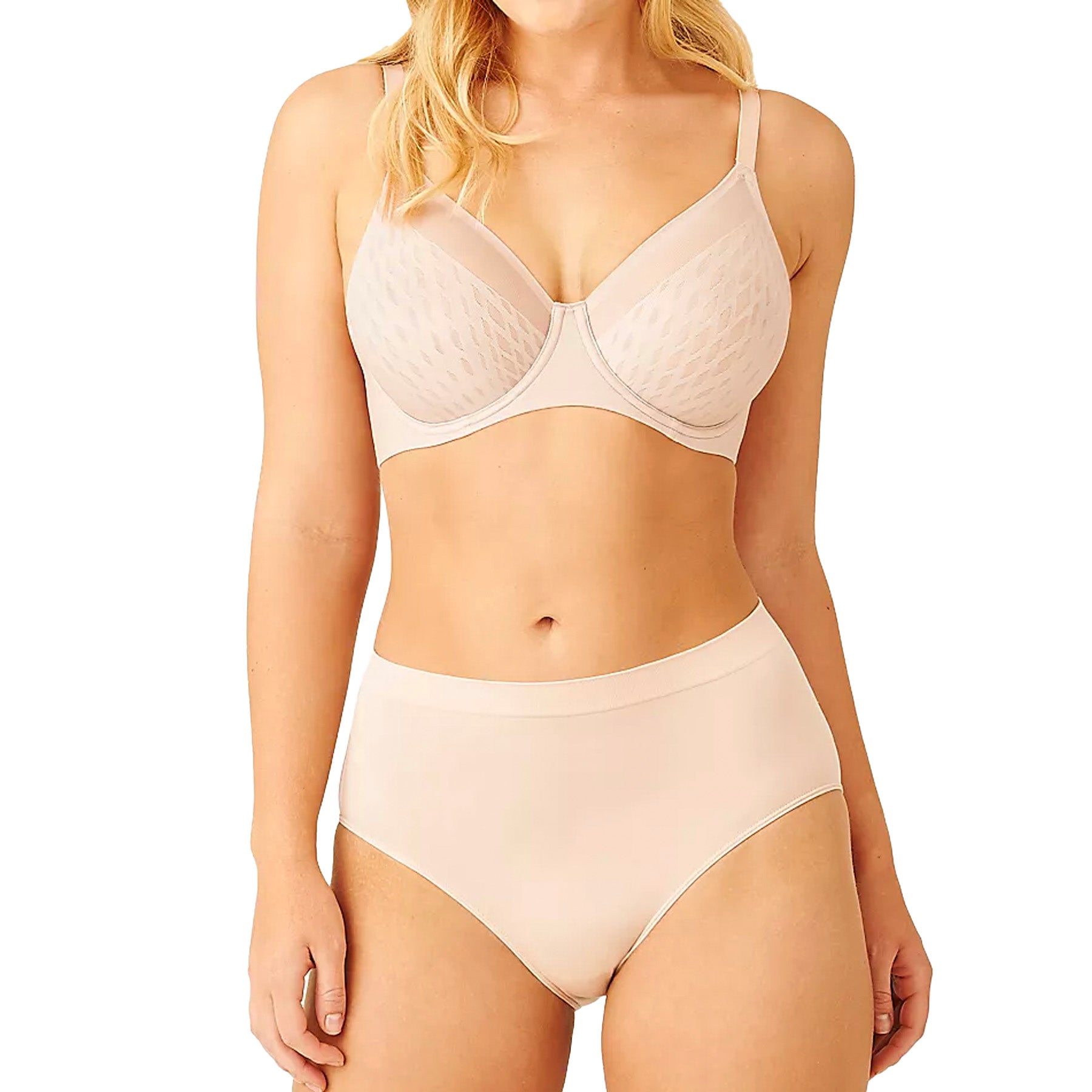 Wacoal Elevated Allure Underwire Bra 855336 Rose Dust Set