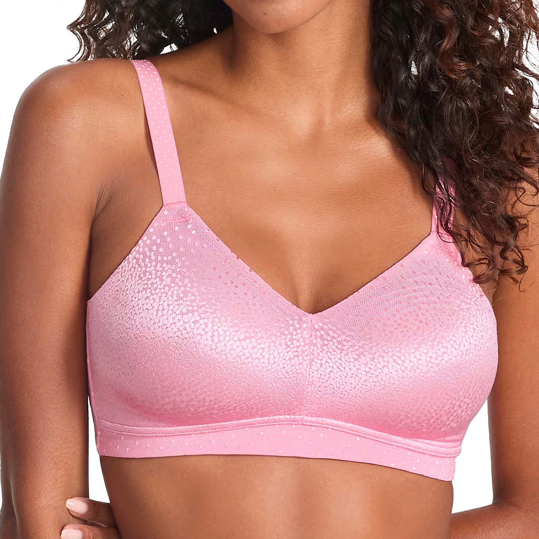 Wacoal Back Appeal Wire-Free Bra 852303 Chateau Rose Front