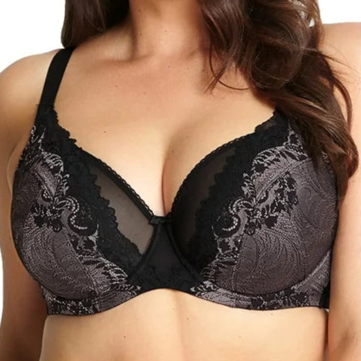 Panache Sculptresse Katya High Apex Bra 9941 in Black and Pink