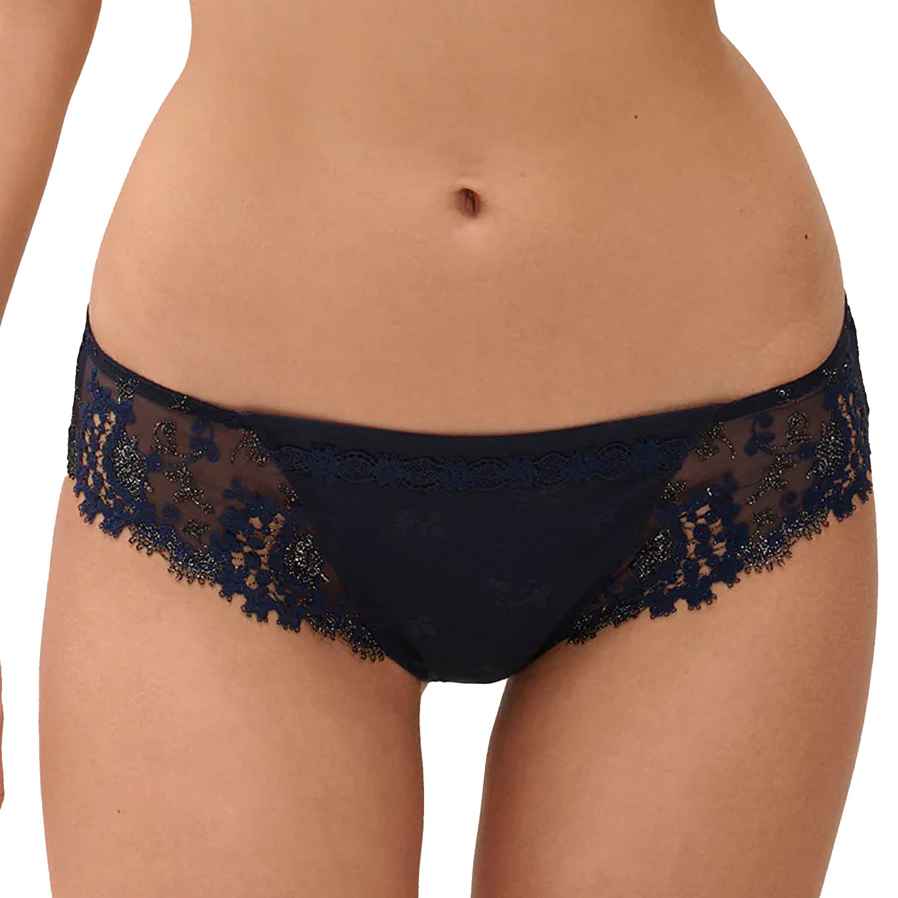 Simone Perele Wish Bikini Brief 12B720 Night Blue Front