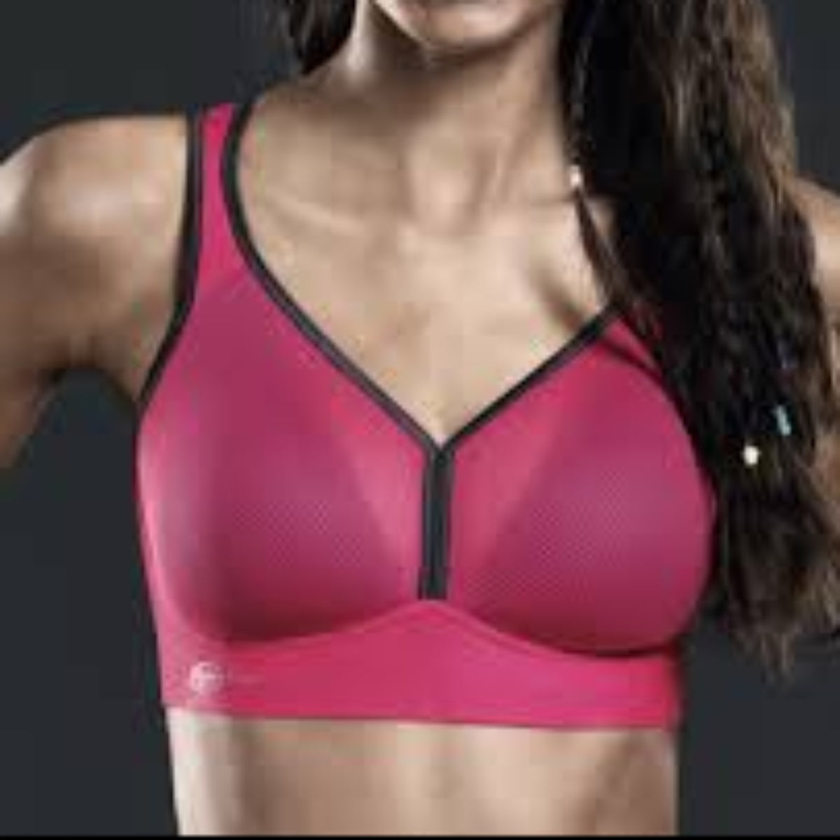 Anita Air Control DeltaPad Sports Bra 5544 in Pink Anthracite