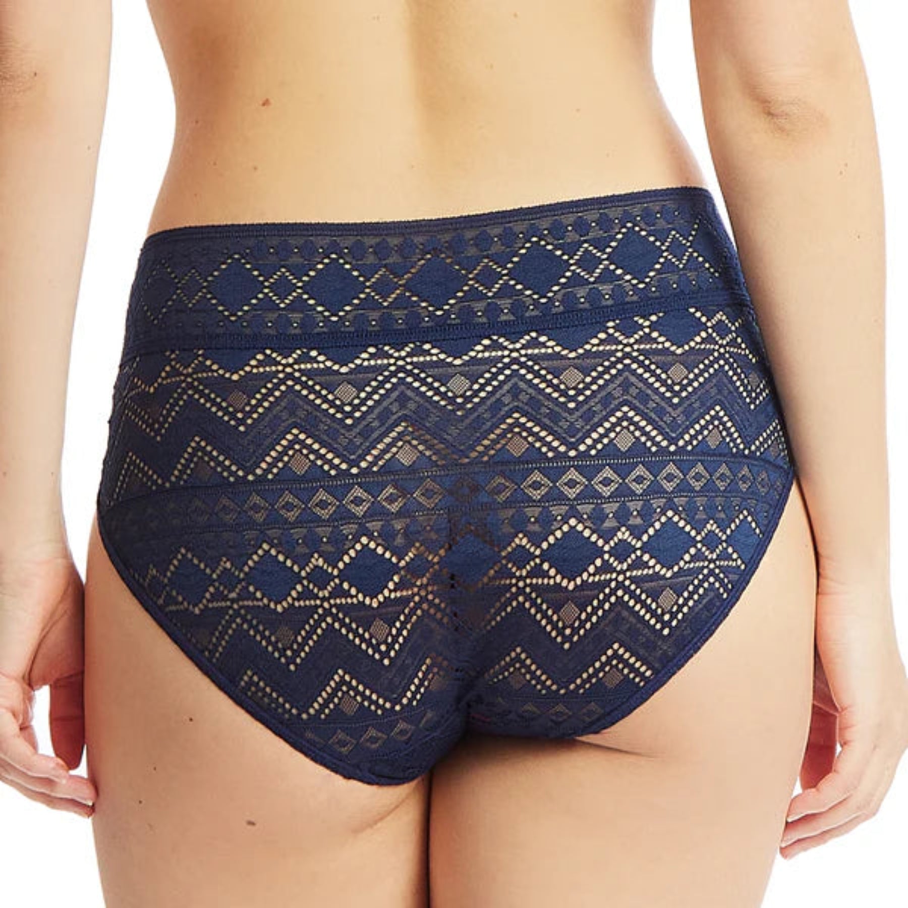 Hanky Panky Gem Lace French Brief 492462 - Hummingbird Blue