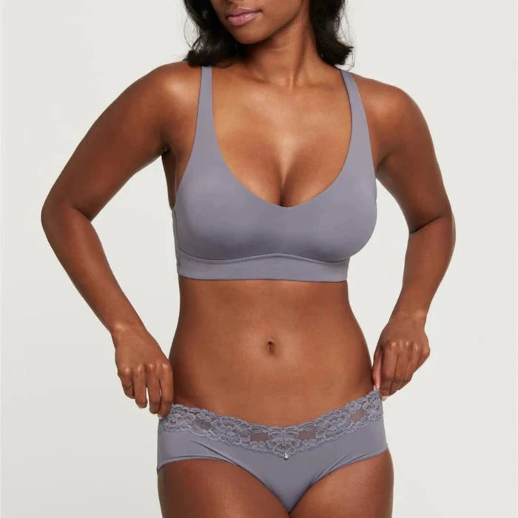 Mysa Cup-Sized Bralette 9335 - Purple Cloud