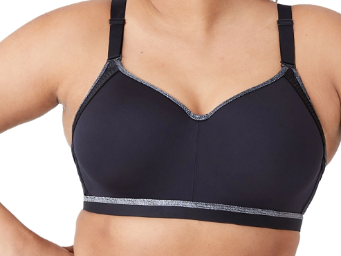 Wacoal Michelle Sport Contour Underwire Bra 853318 - Black