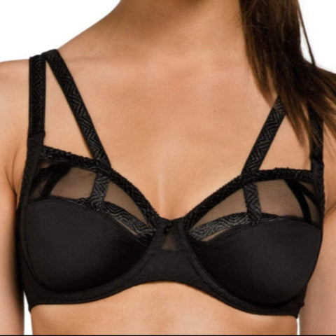 Louisa Bracq Serie Full Cup Wire Bra 47101 - Black