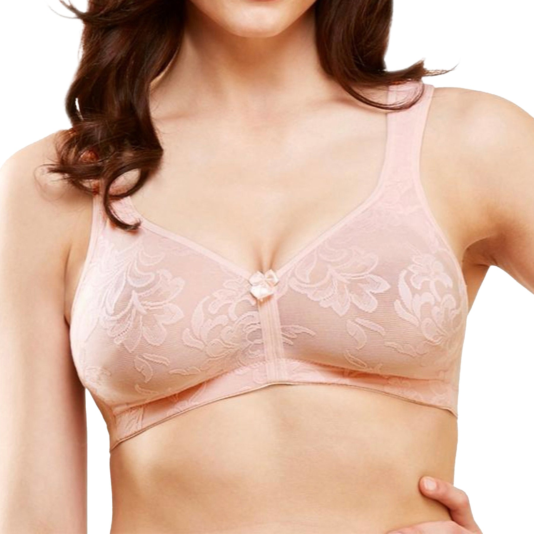 Lunaire Versailles Full Coverage Seamless Wire-Free Bra 13214 Blush Front