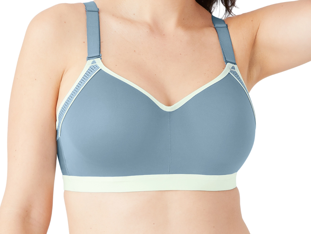 Wacoal Michelle Sport Contour Underwire Bra 853318 - China Blue/Ambrosia