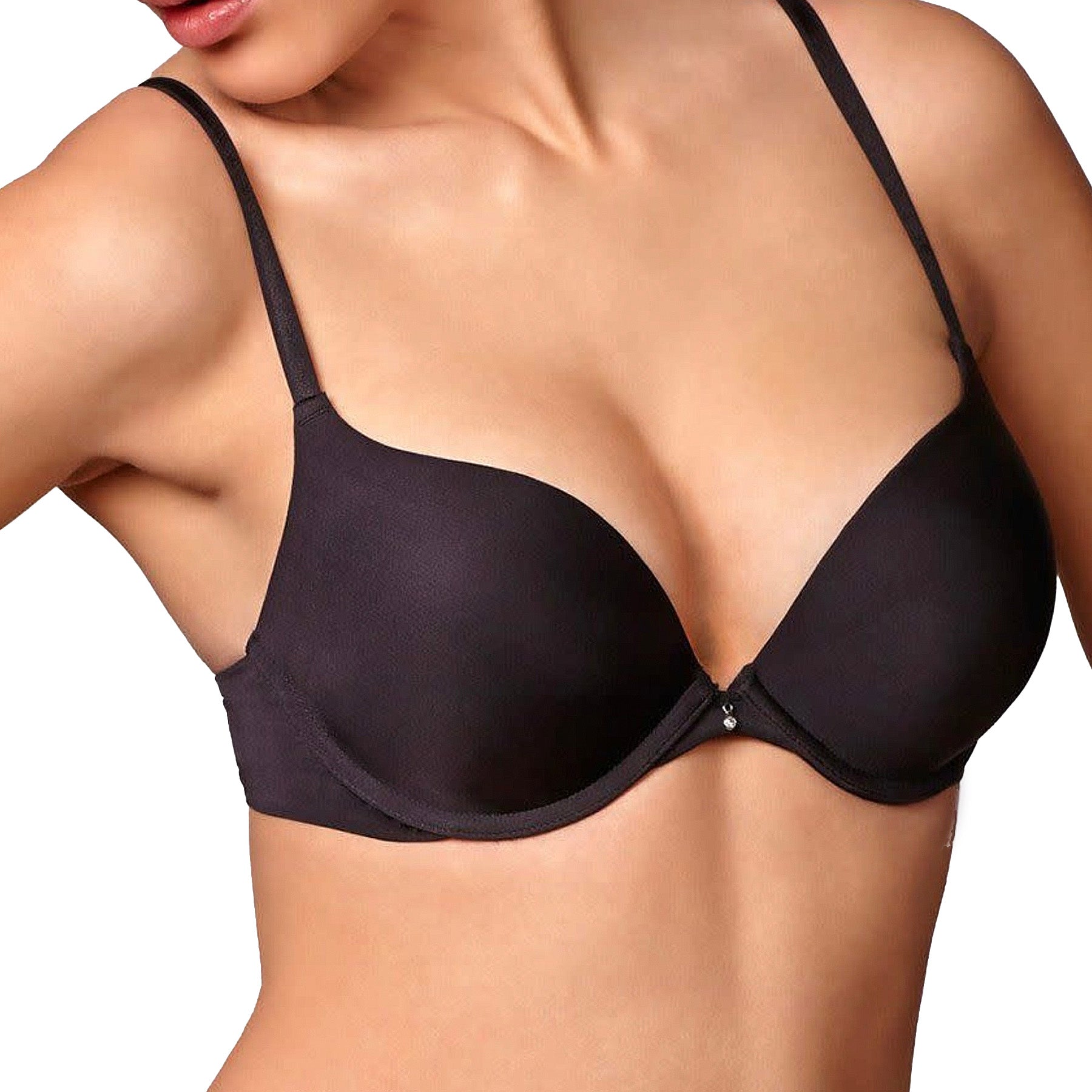 Montelle Prodigy Ultimate Push Up Bra 9015 Black Front