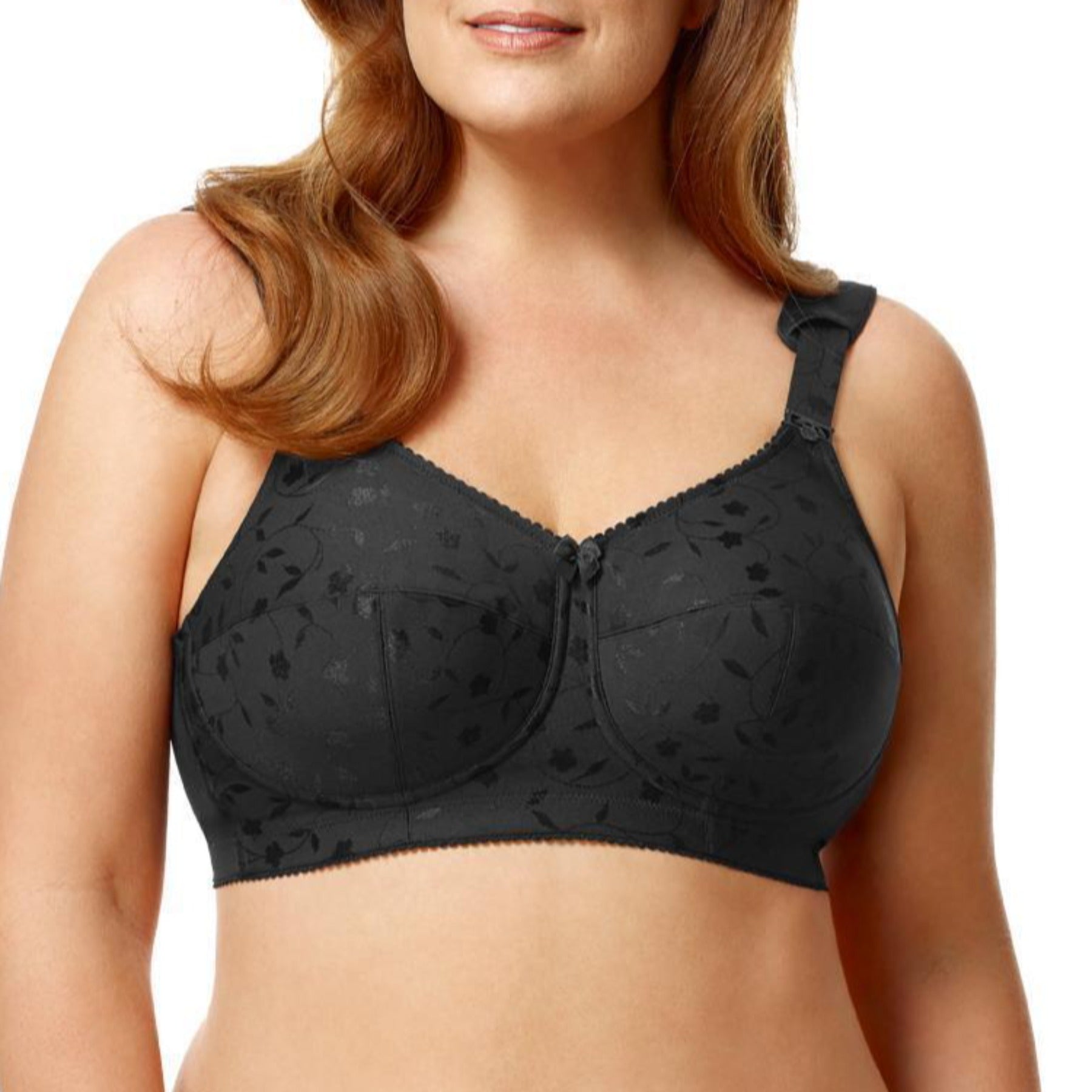 Elila Jacquard Soft Cup Bra 1305