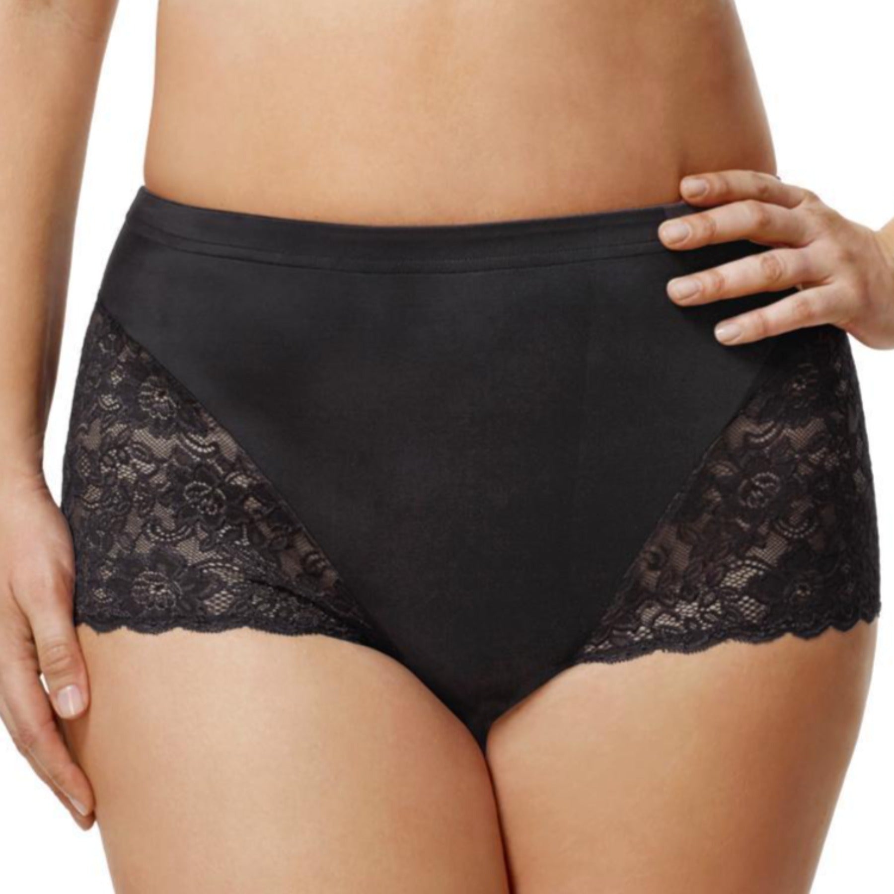 Elila Cheeky Stretch Lace Panty 3311 - Black