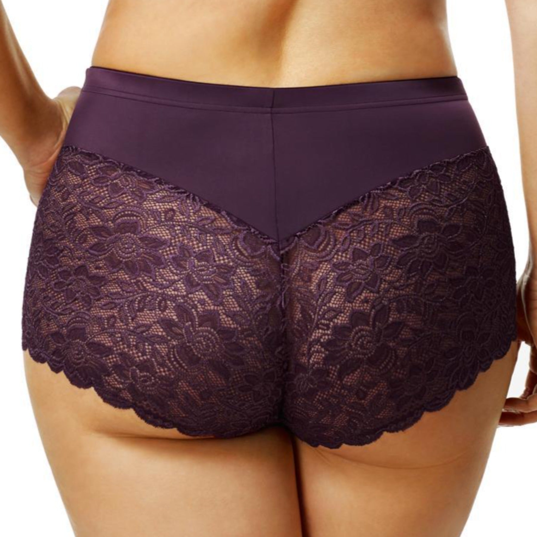 Cheeky Stretch Lace Panty 3311 - Plum