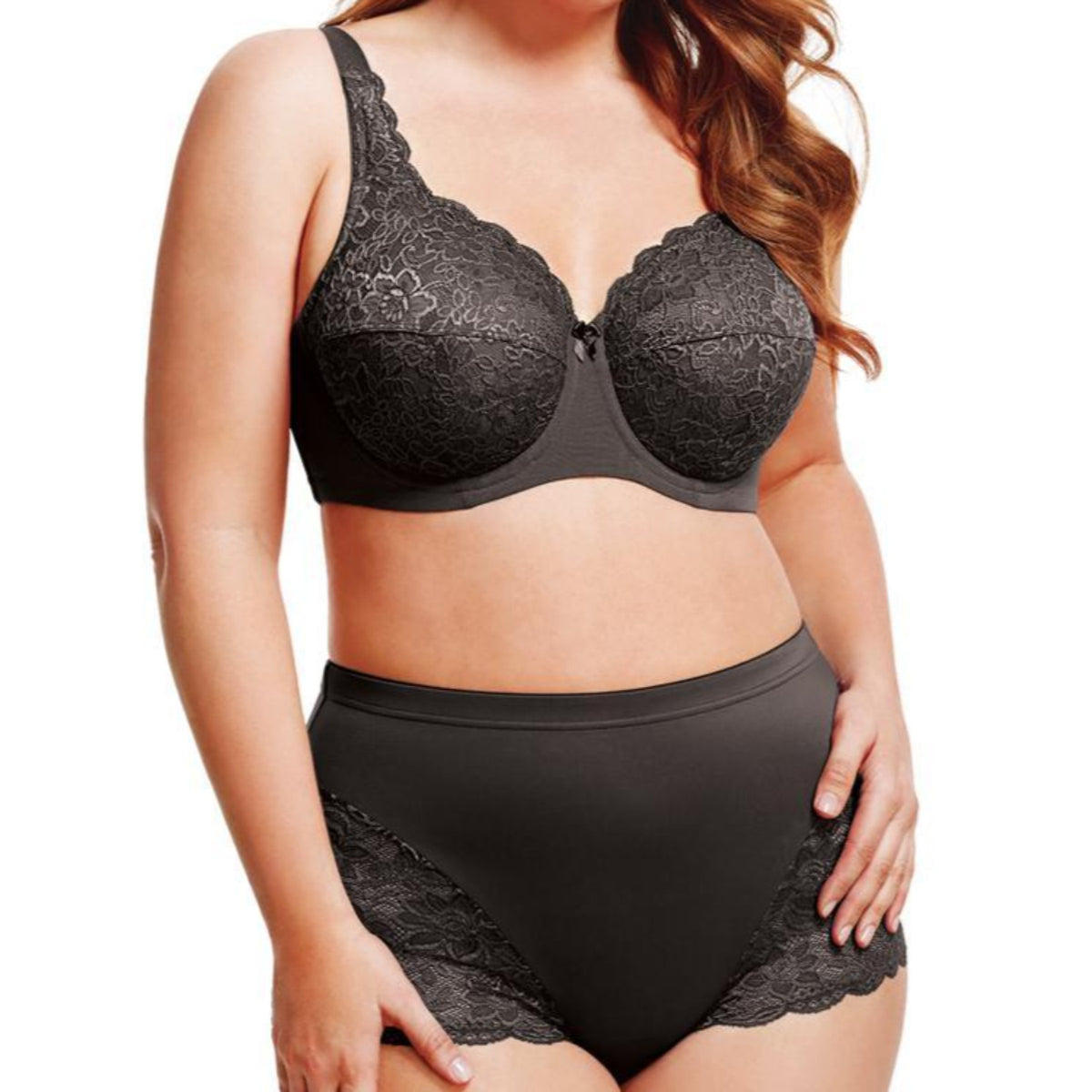 Elila Cheeky Stretch Lace Panty 3311 - Black