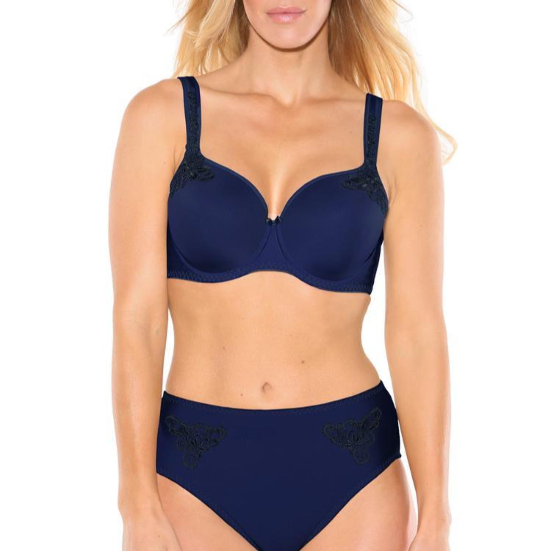 Fit Fully Yours Maxine Moulded Underwire Bra B1012 - Bilberry