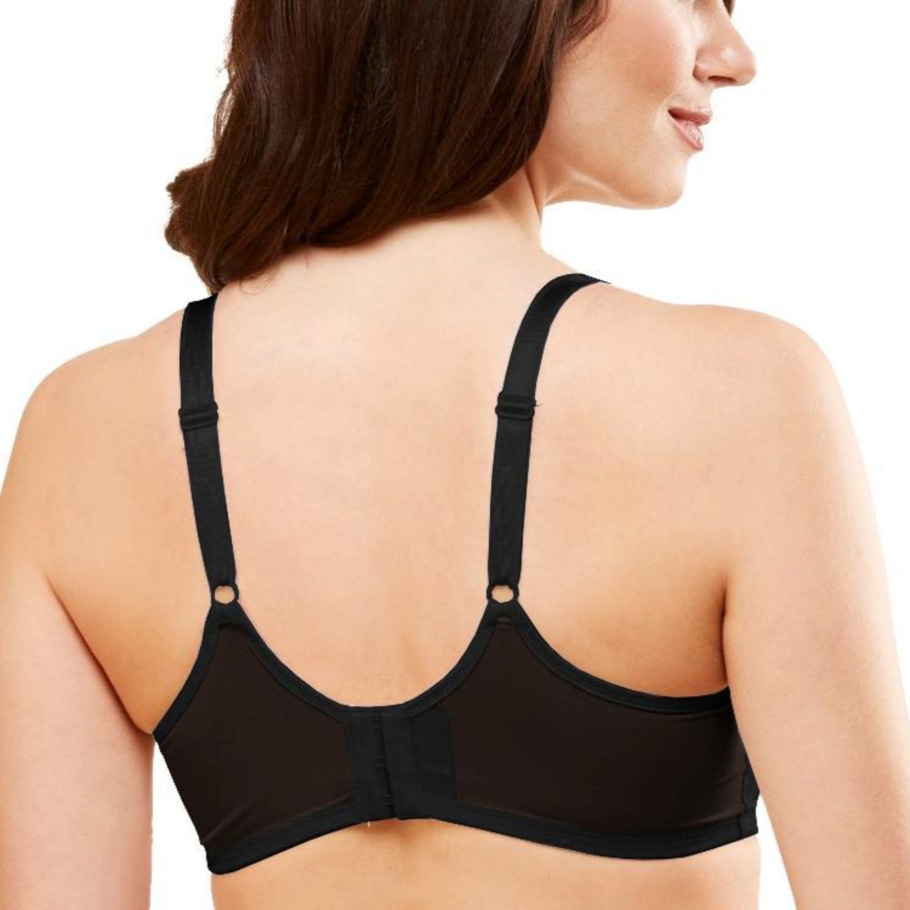 Versailles Full Coverage Seamless Wire-Free Bra 13214 - Black