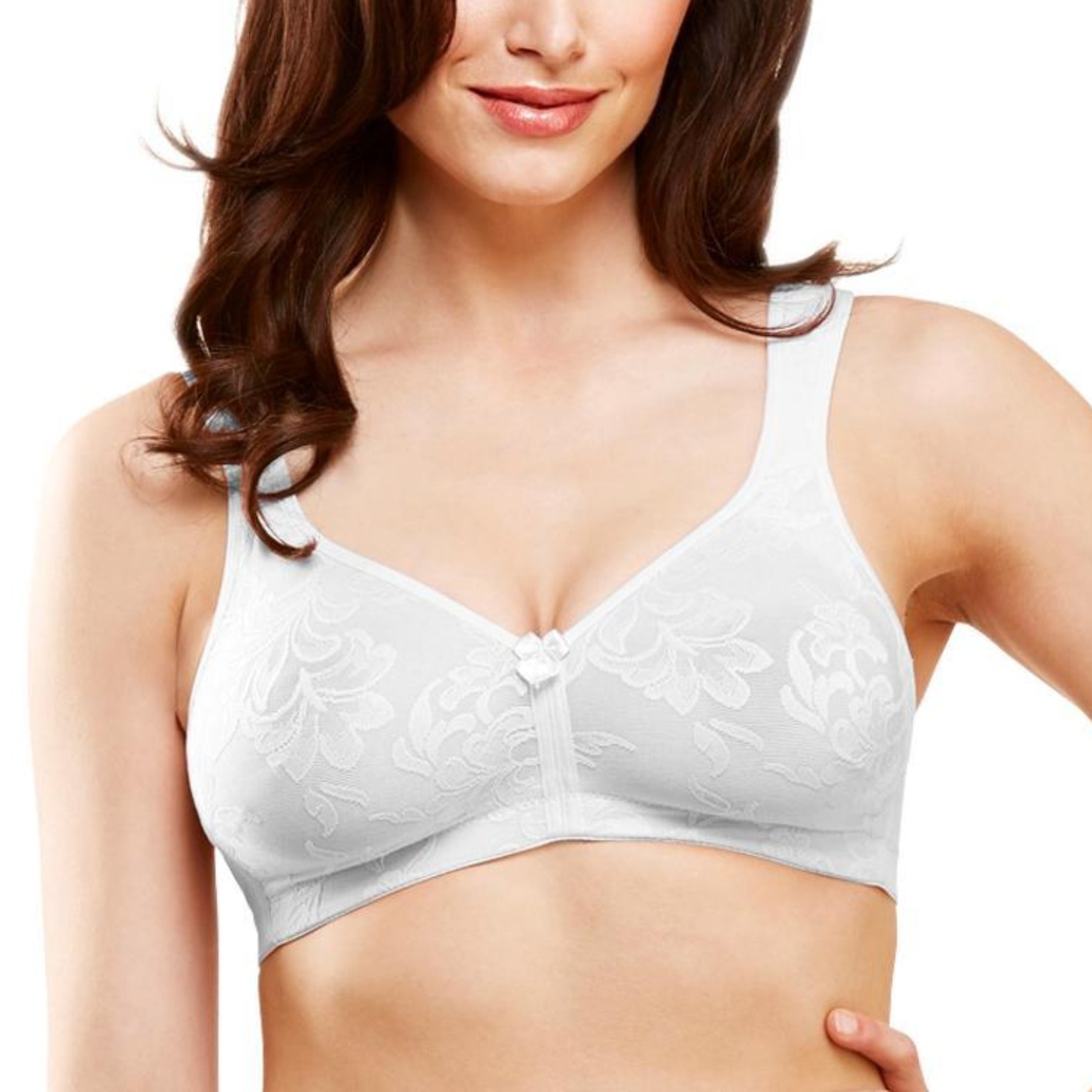 Versailles Full Coverage Seamless Wire-Free Bra 13214 - White