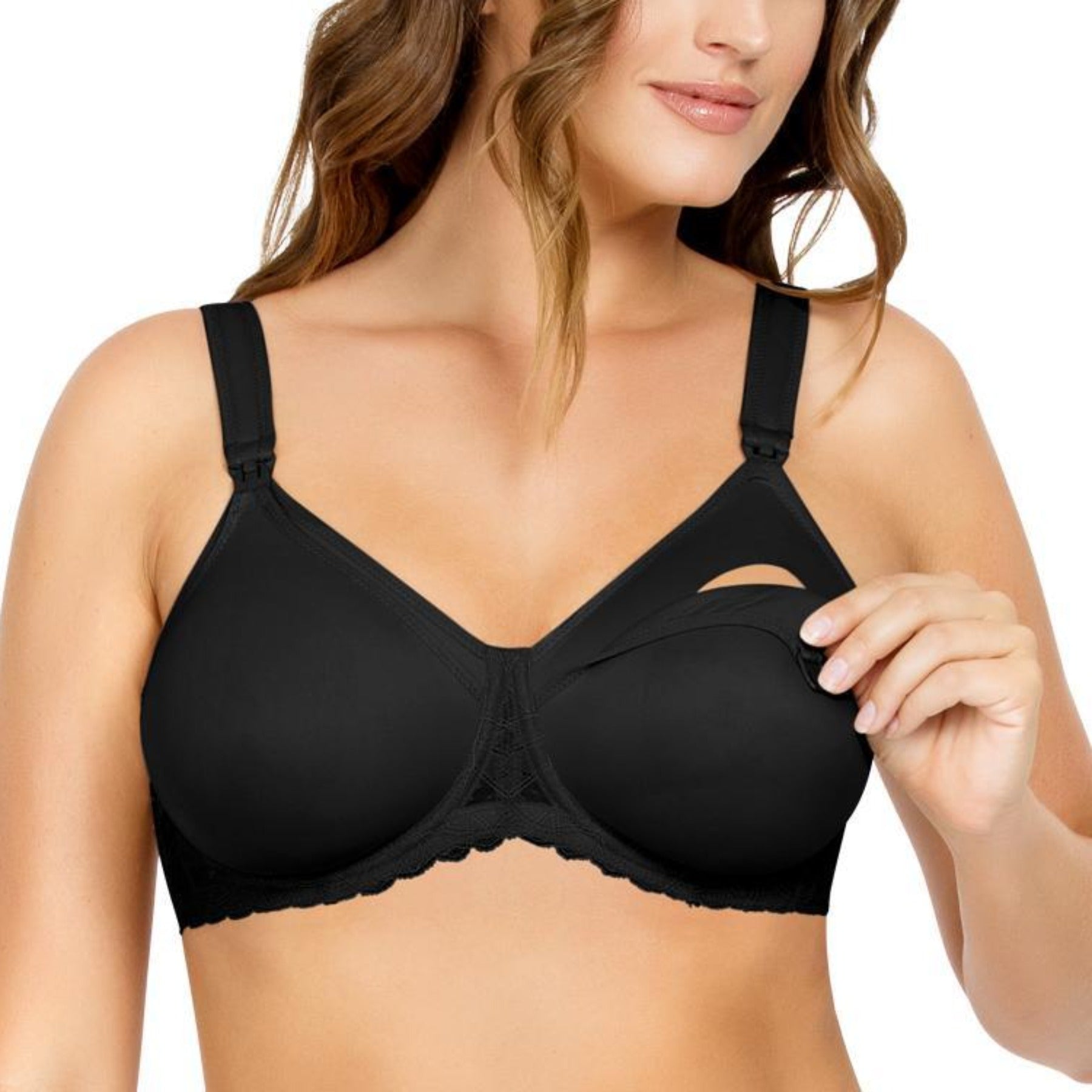 Leila Nursing Bra NB502 - Black