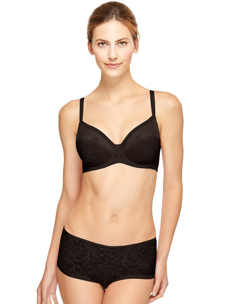 Wacoal Net Effect Underwire Bra 851340 - Black