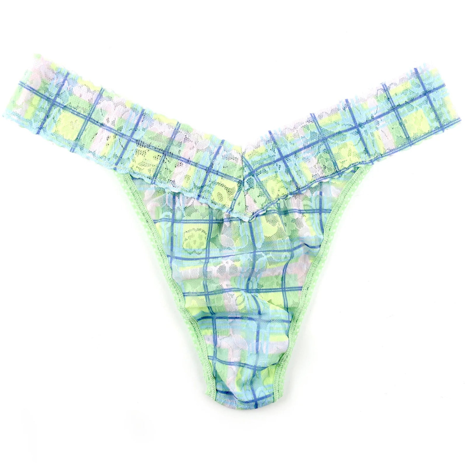 Printed Daily Lace Original Rise Thong PR771101 - Hazy Morning