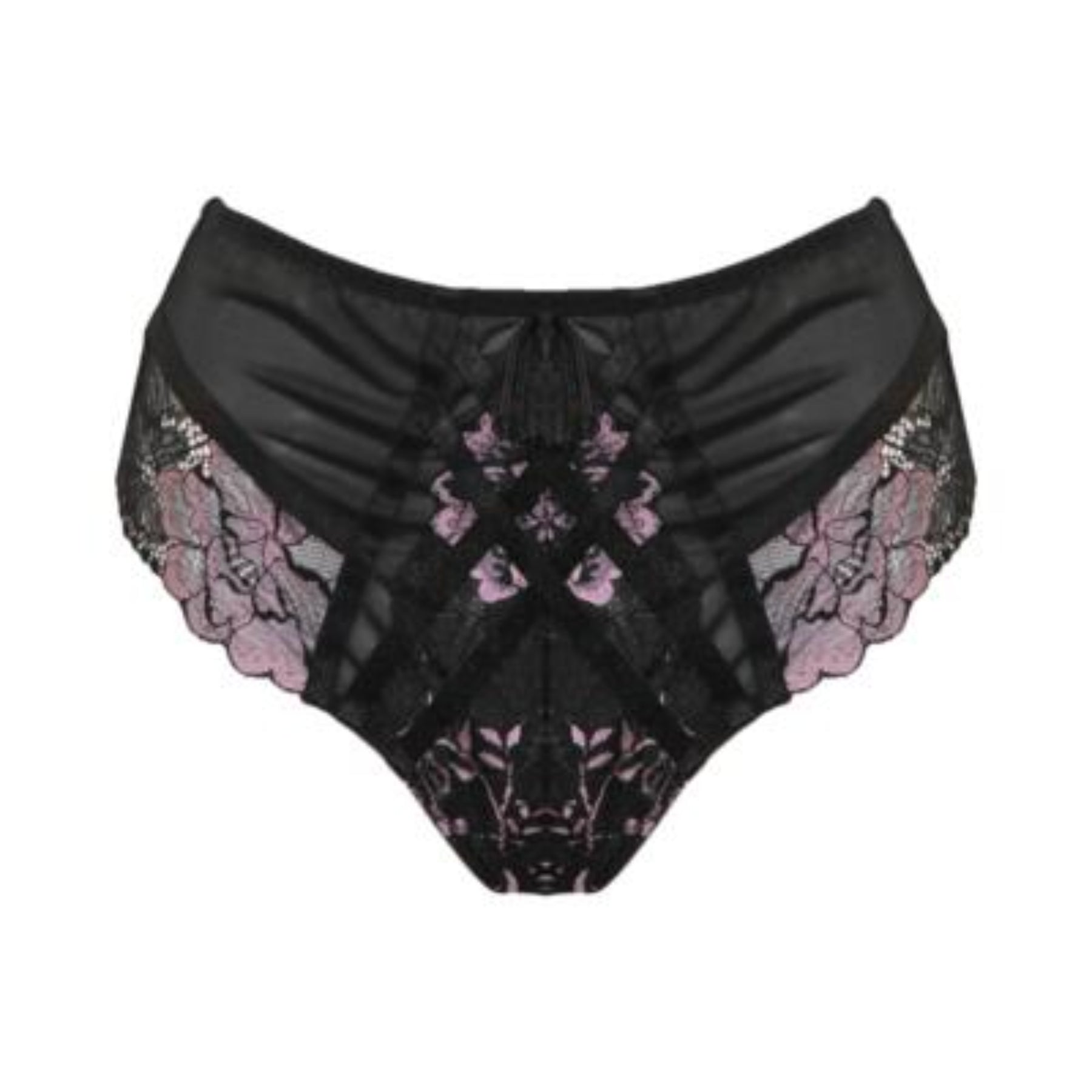 After Hours High Waist Brief PM27606 - Black/Soft Pink