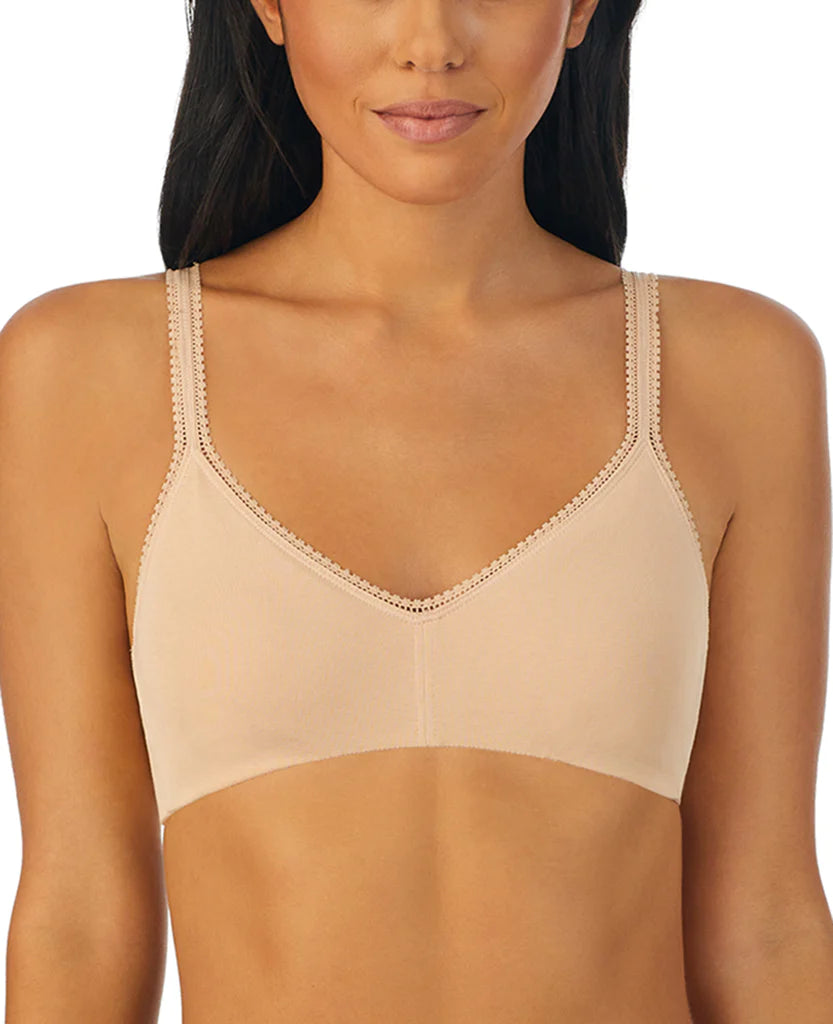 OnGossamer Cabana Cotton Bralette 010404 - Champagne