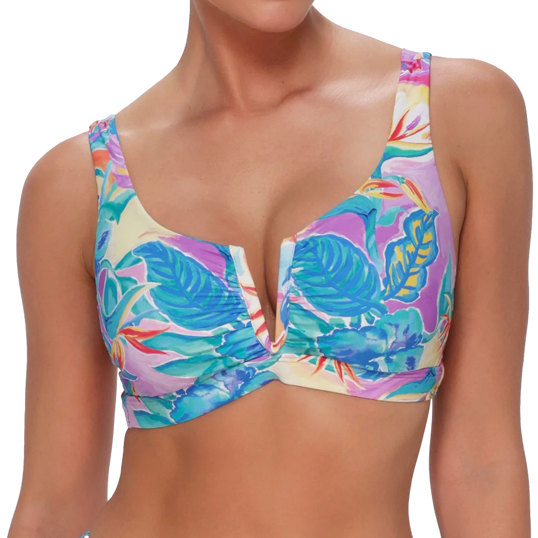 Sunsets Vienna V-Wire Bikini Top 530  Aloha Vista Front