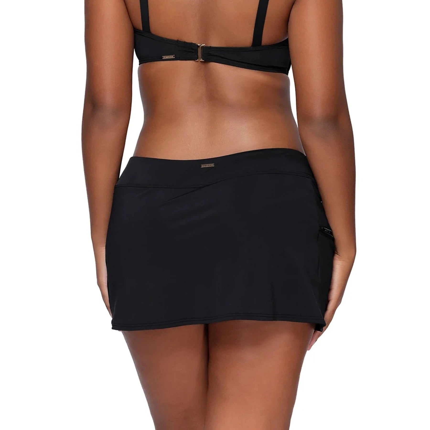 Sporty Swim Skirt 40B - Black