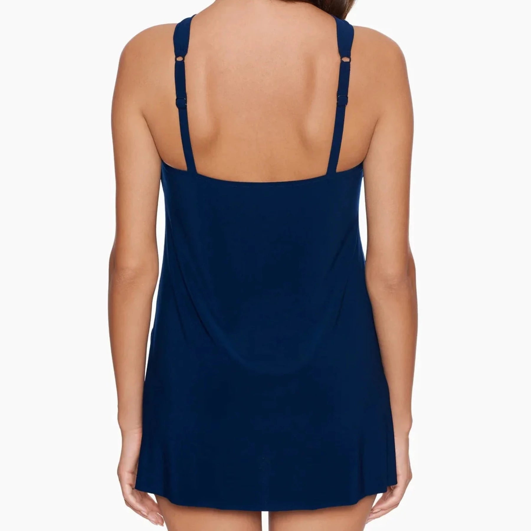 Square Cut Beverly One Piece Swimsuit 6006096 - Navy