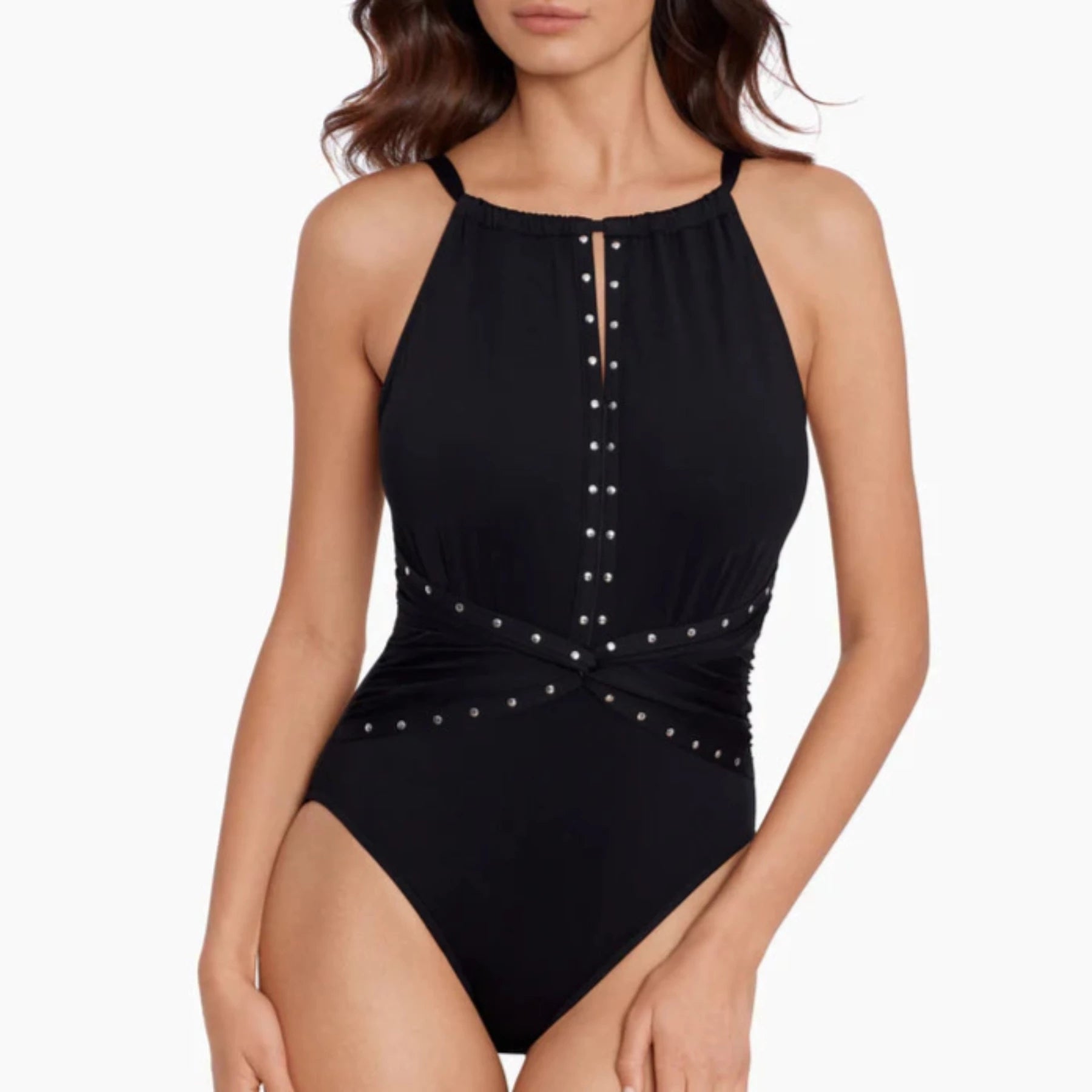 Riveted Diana One Piece Swimsuit 6017510 - Black