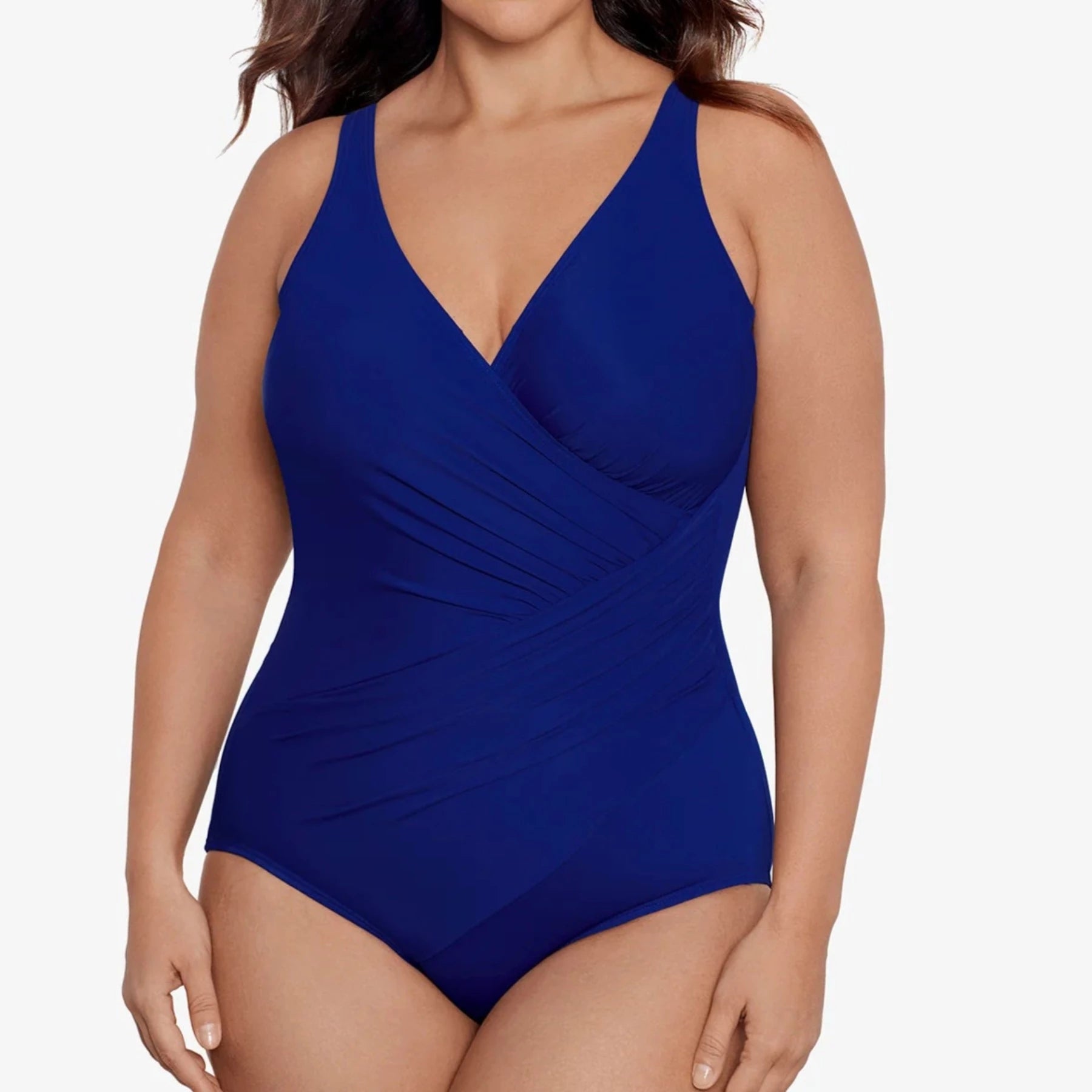 Plus Size Must Haves Oceanus One Piece Swimsuit 6519088W - Azul Blue