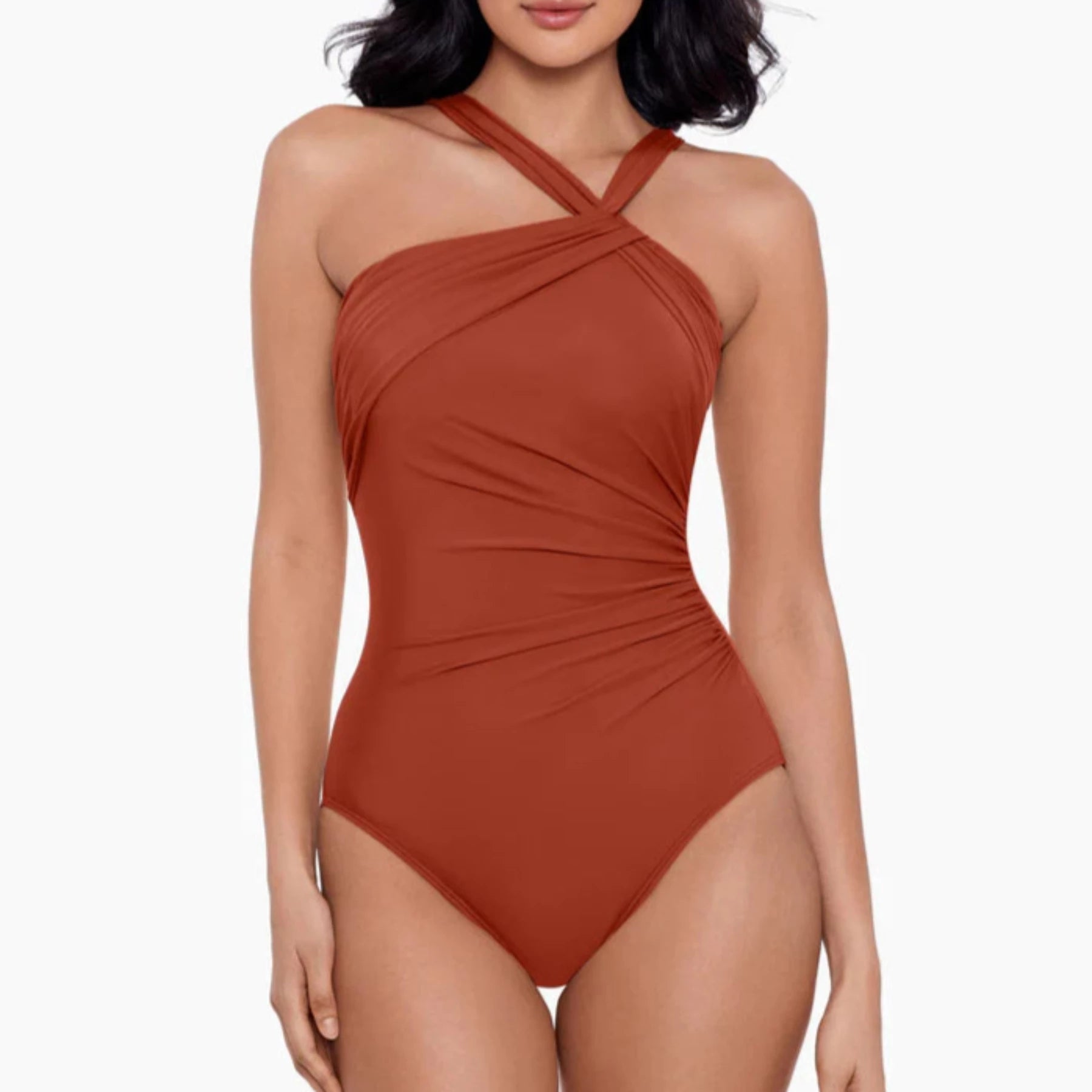 Rock Solid Europa Underwire One Piece Swimsuit 6537021 - Spice