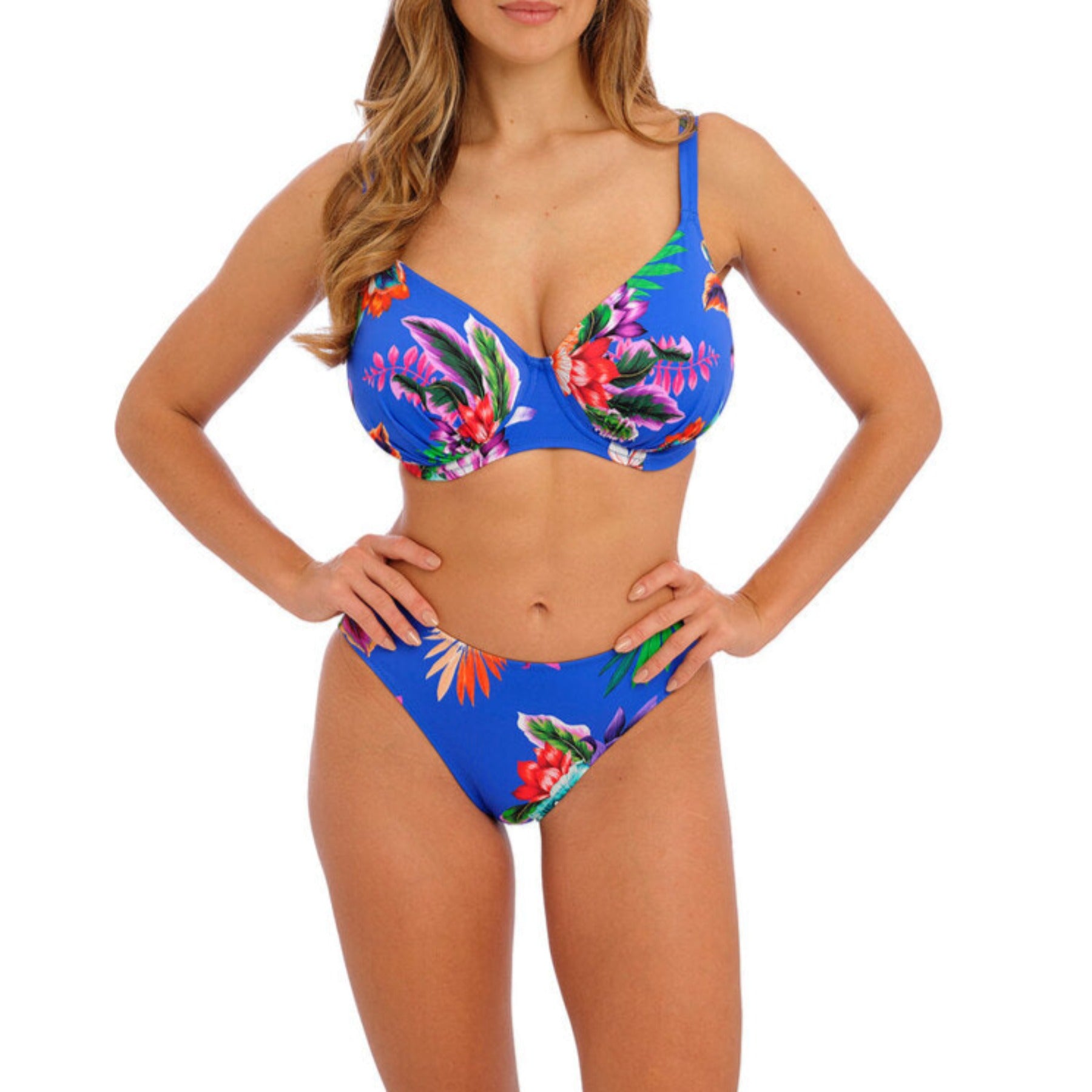 Halkidiki UW Twist Bandeau Bikini Top FS501901 - Ultramarine