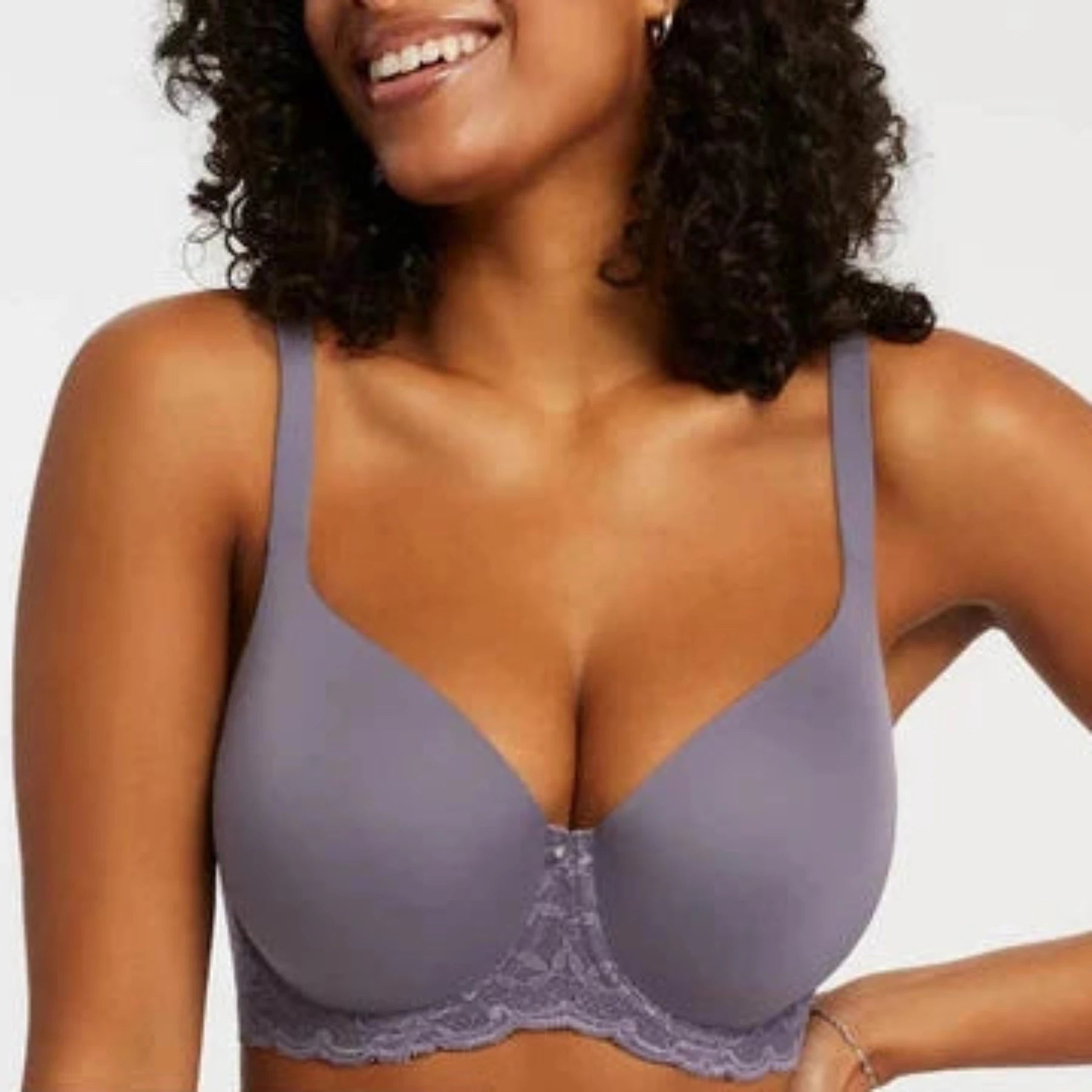 Montelle Pure Plus Full Cup T-Shirt Bra 9320 - Purple Cloud