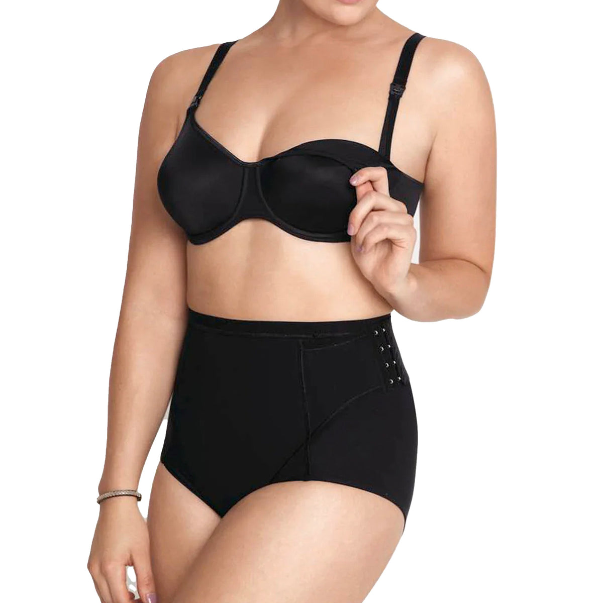Anita Microfibre Underwire Nursing Bra 5068 Black Set