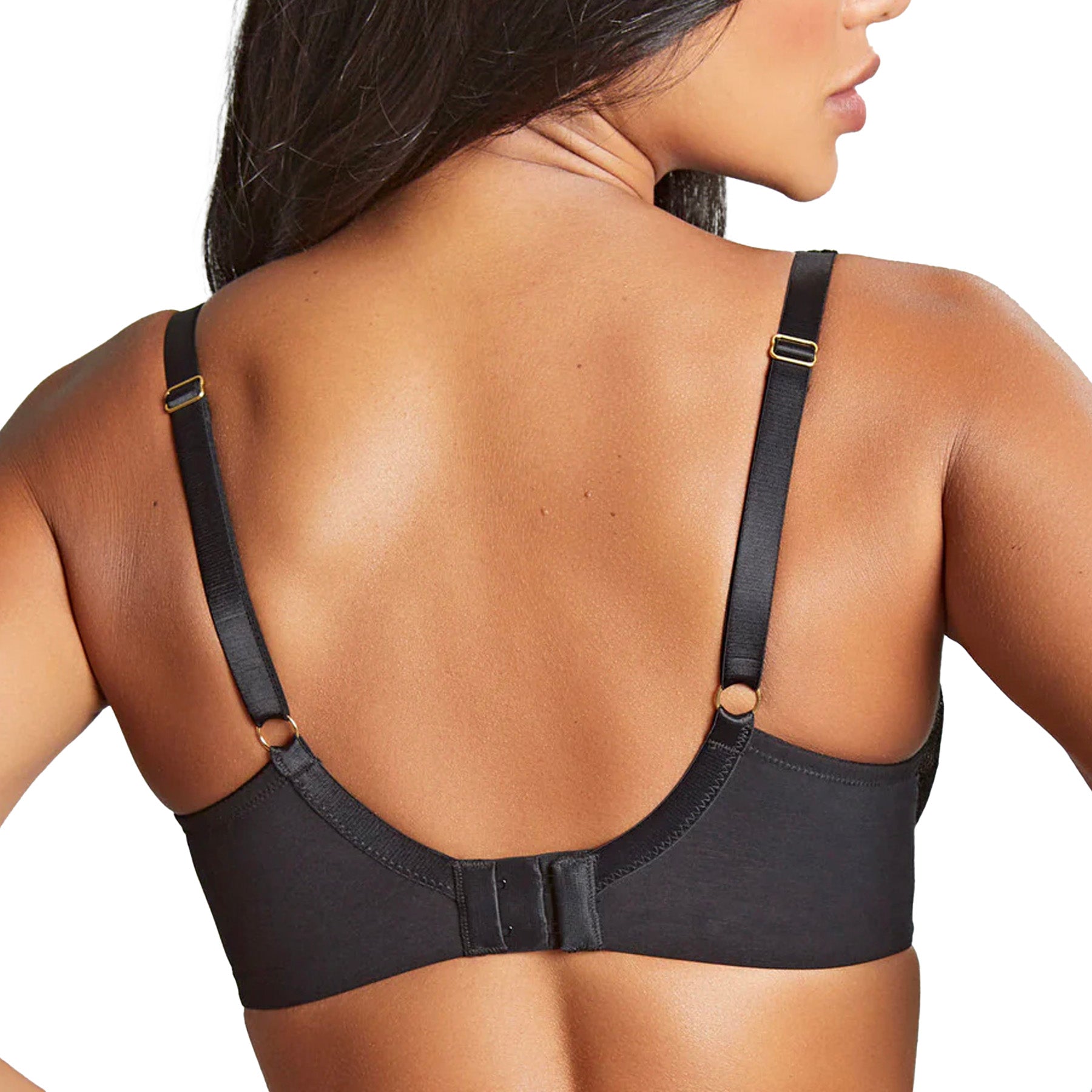 Panache Amour Hi Apex Balcony Bra Black Back