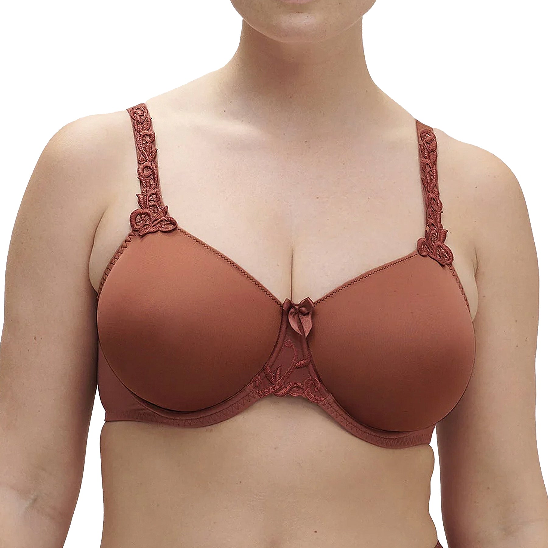 Simone Perele Andora Minimizer Bra 131382 Canyon Brown Front