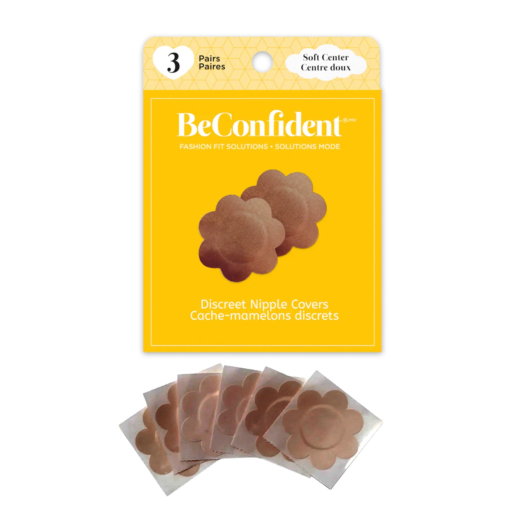 BeConfident Discreet Nipple Covers Dark Front