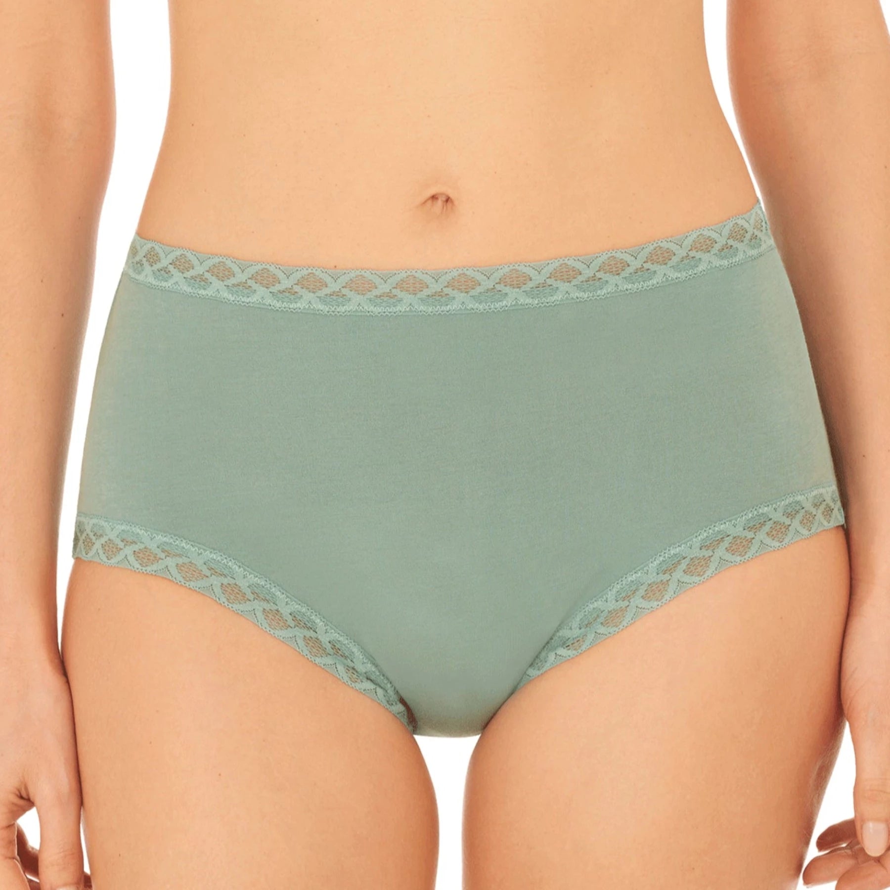 Natori Bliss Cotton Full Brief Panty 755058 - Succulent