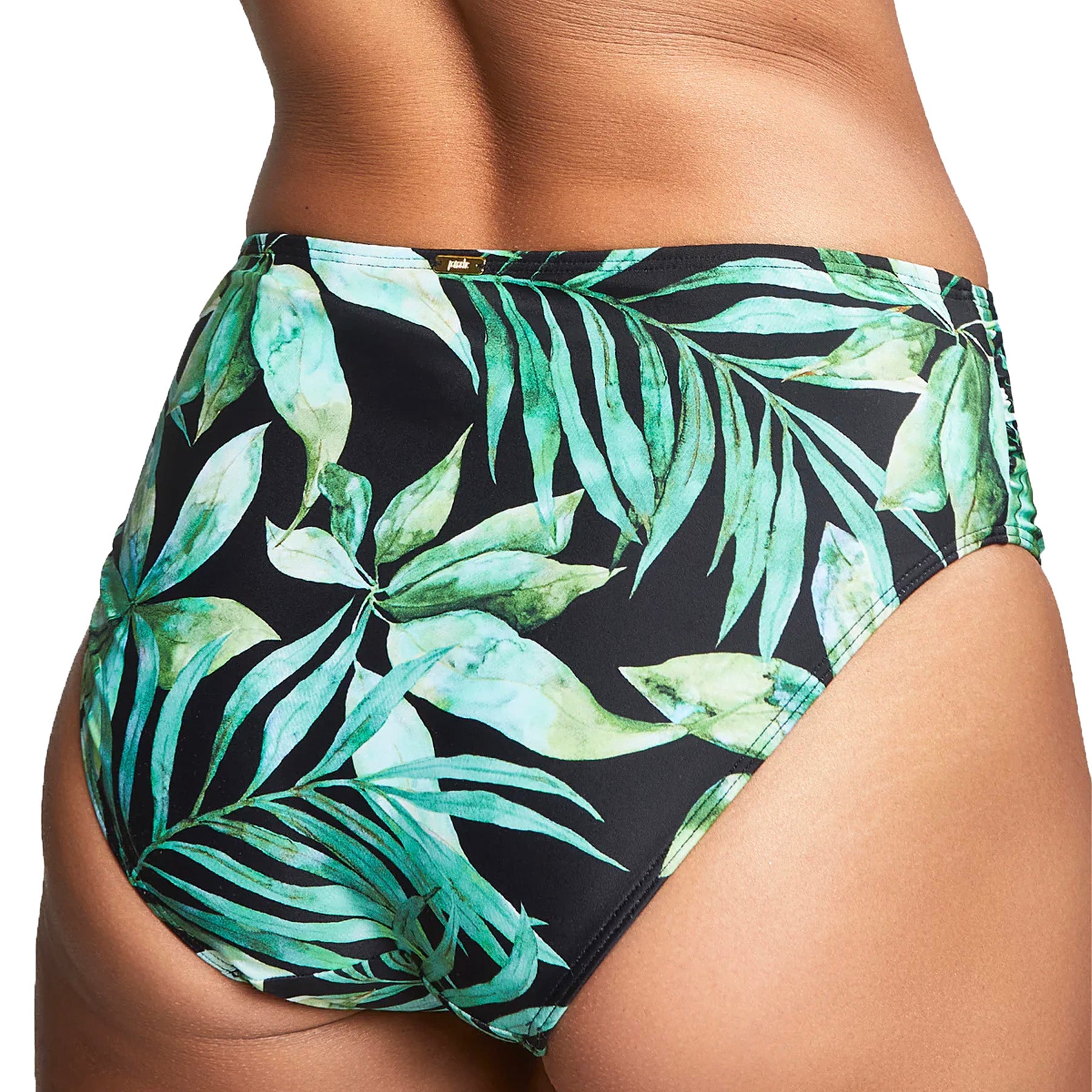 Panache Bali Midi Bikini Brief SW1646 Palm Print Back