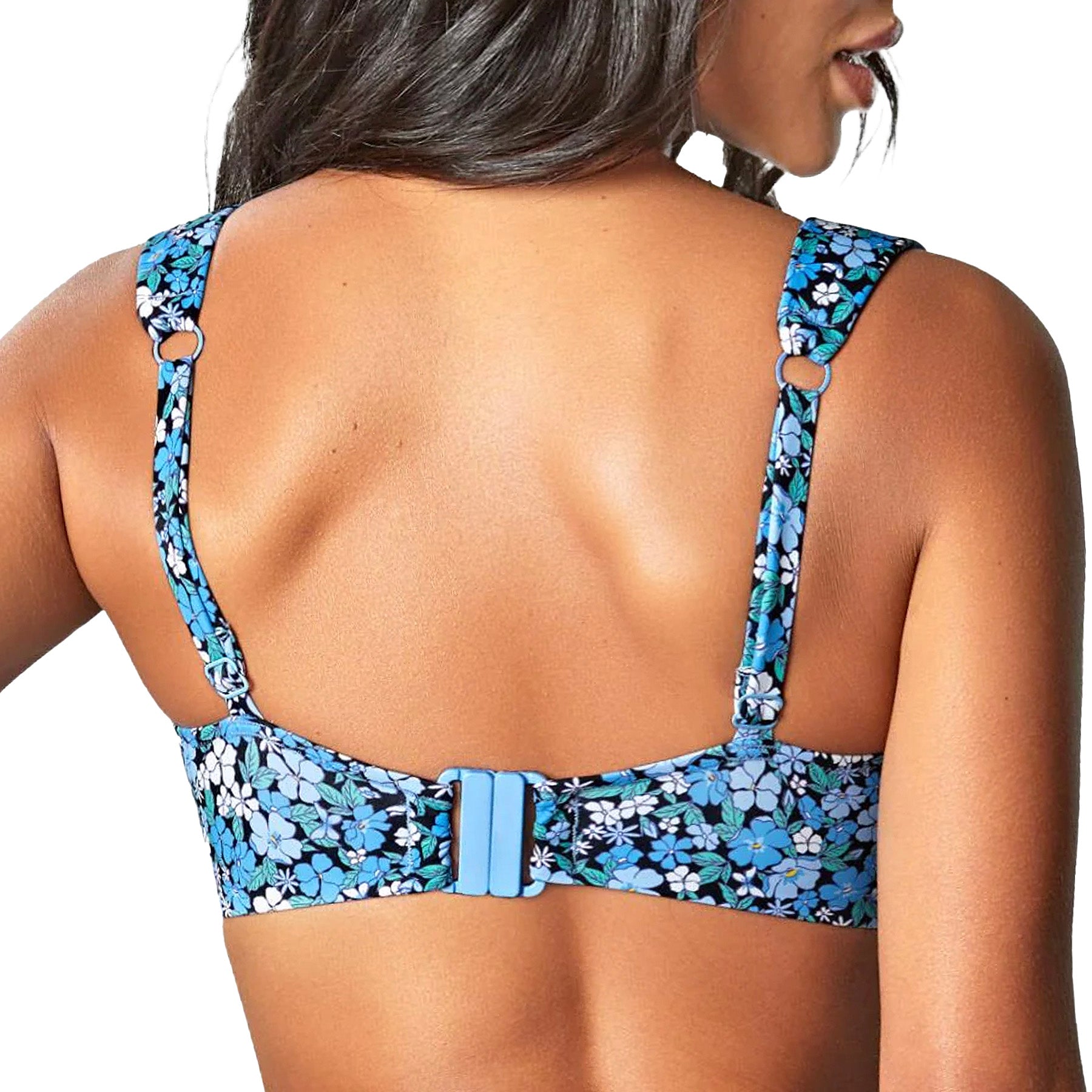 Panache Bette Balcony Bikini Top SW1842C Posy Print Back
