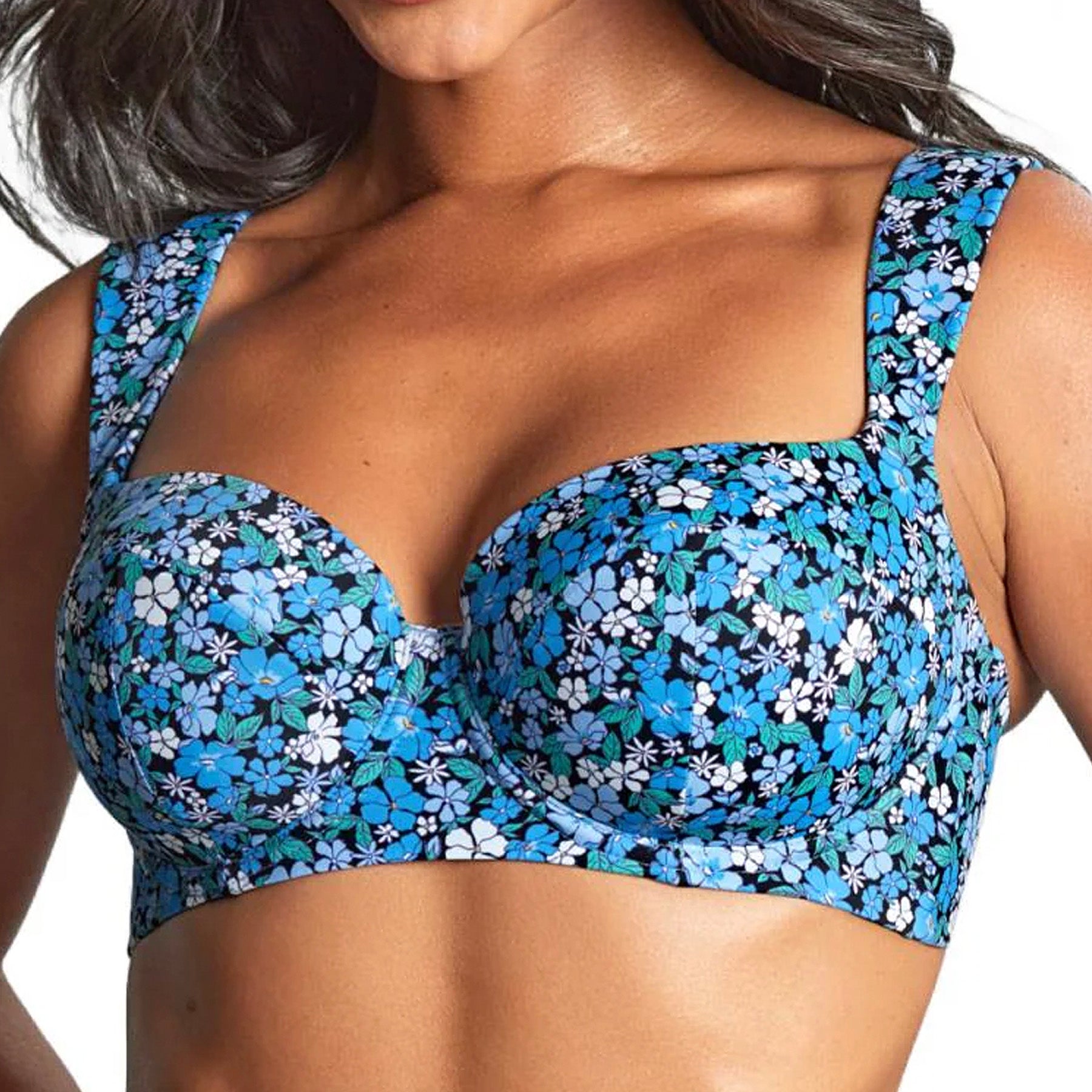 Panache Bette Balcony Bikini Top SW1842C Posy Print Front