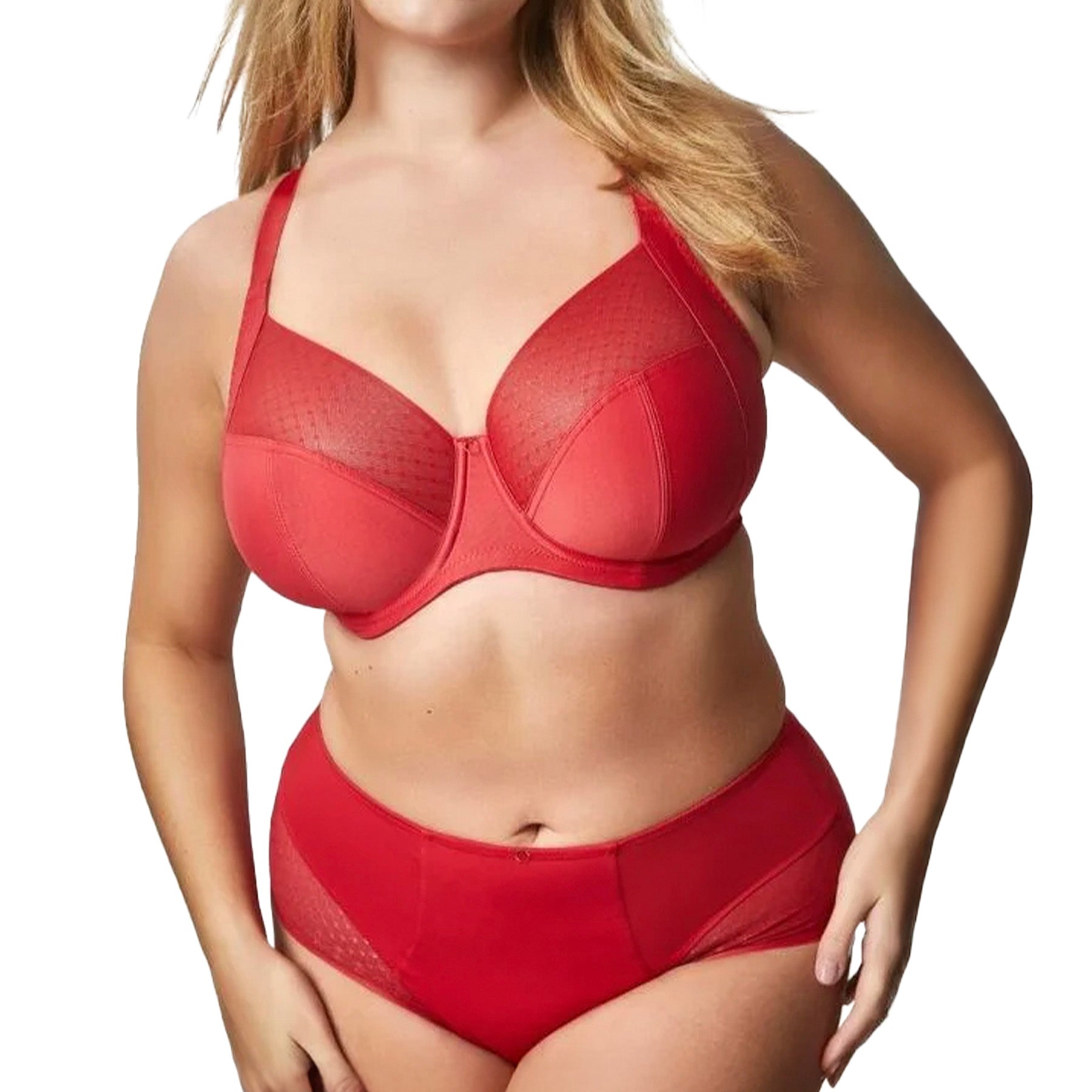 Panache Sculptresse Bliss Deep Brief 10684 Salsa Red Set