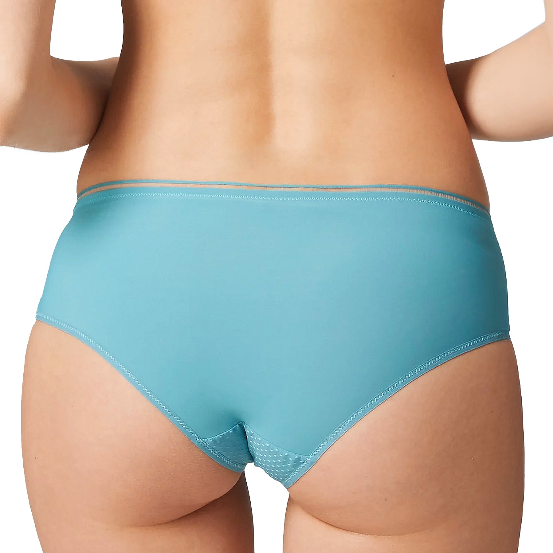 Simone Perele Bloom Shorty Panty 12Y630 Green Grey Back