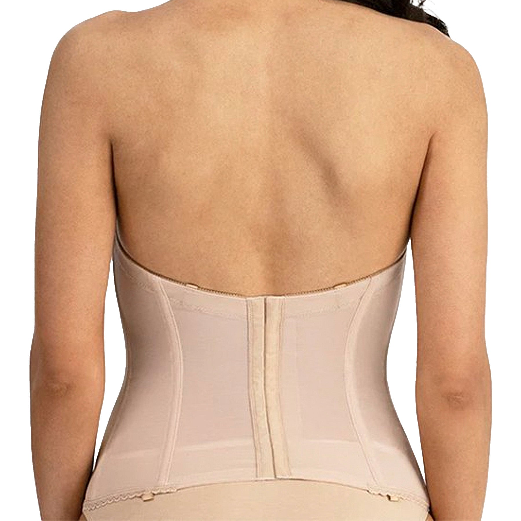 Dominique Brianna Low Back Longline 8980 Mocha Back