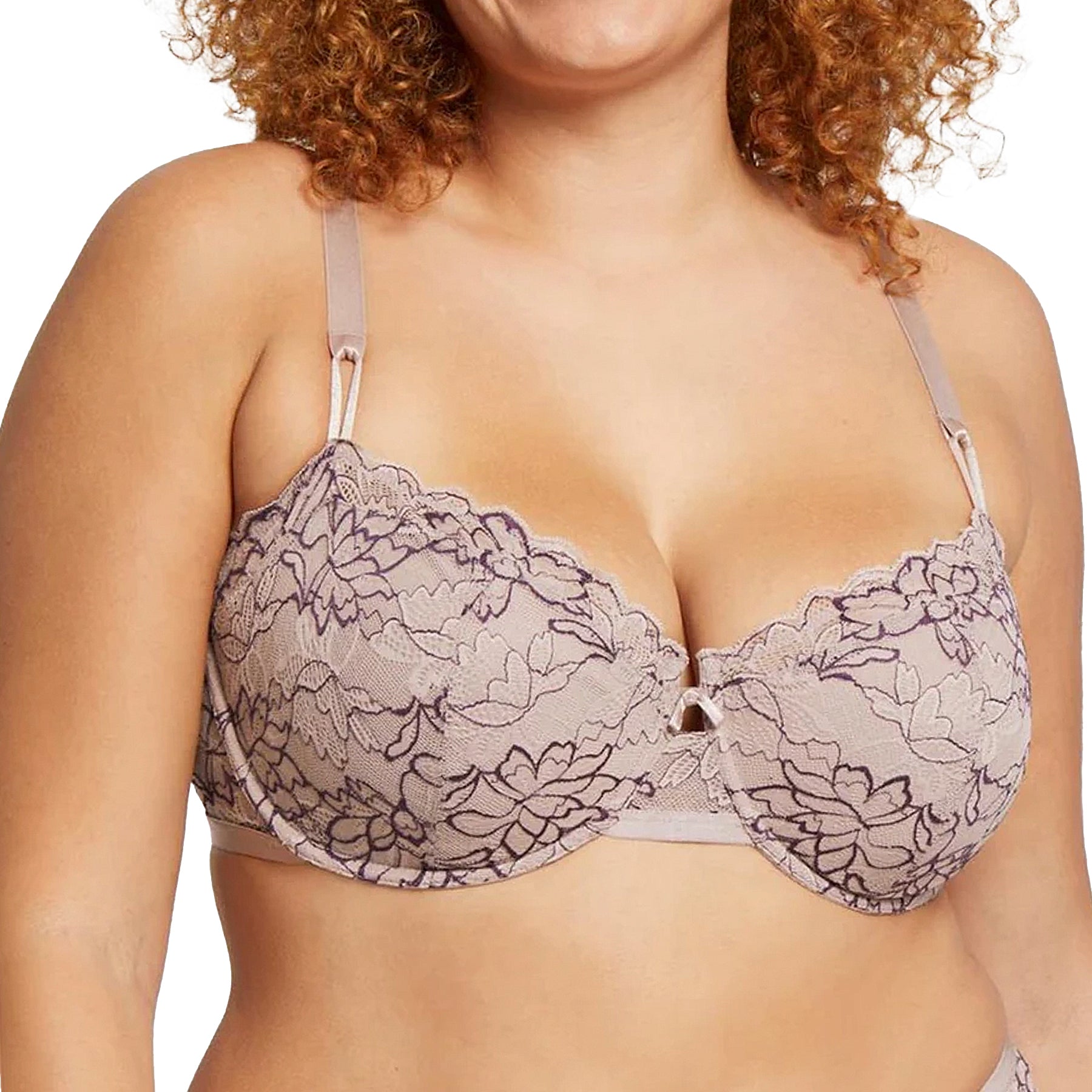 Montelle Bridgert Keyhole Balconette 9528 Moonshell Pinot Front