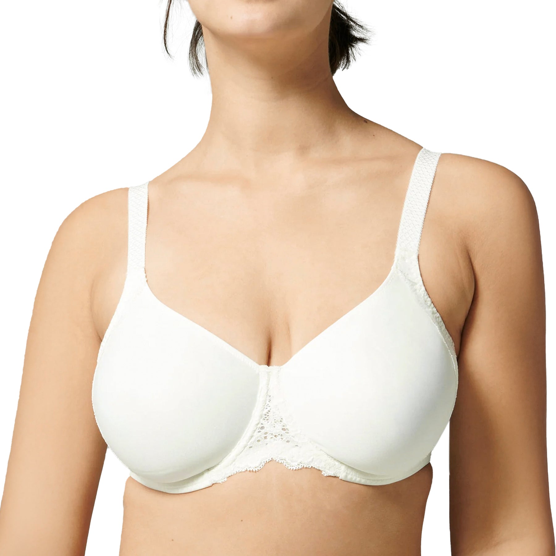 Simone Perele Caresse Minimizer Bra 12A380 Ivory Front
